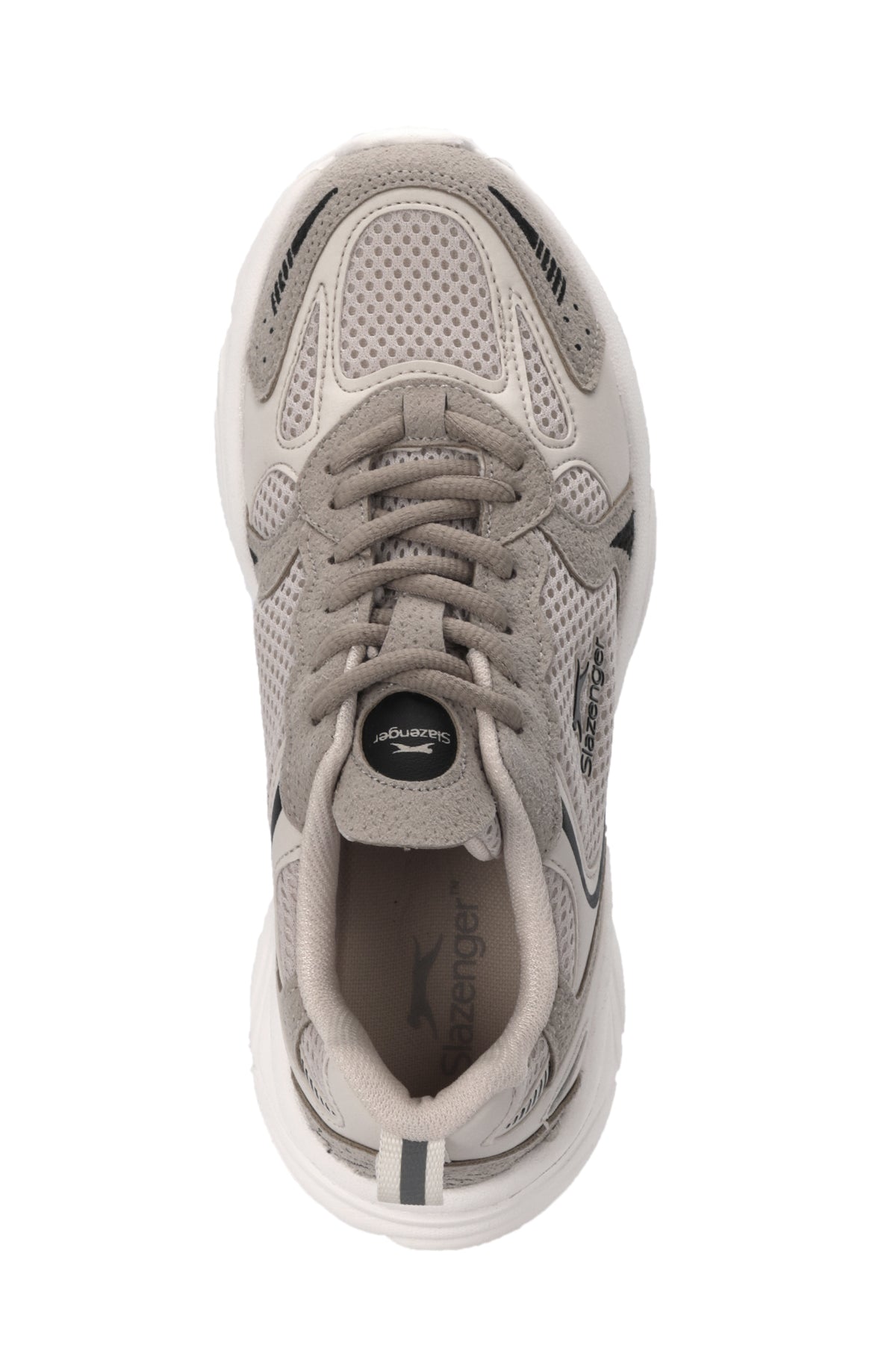 Slazenger Inferno Beige / Black running shoes, view 5