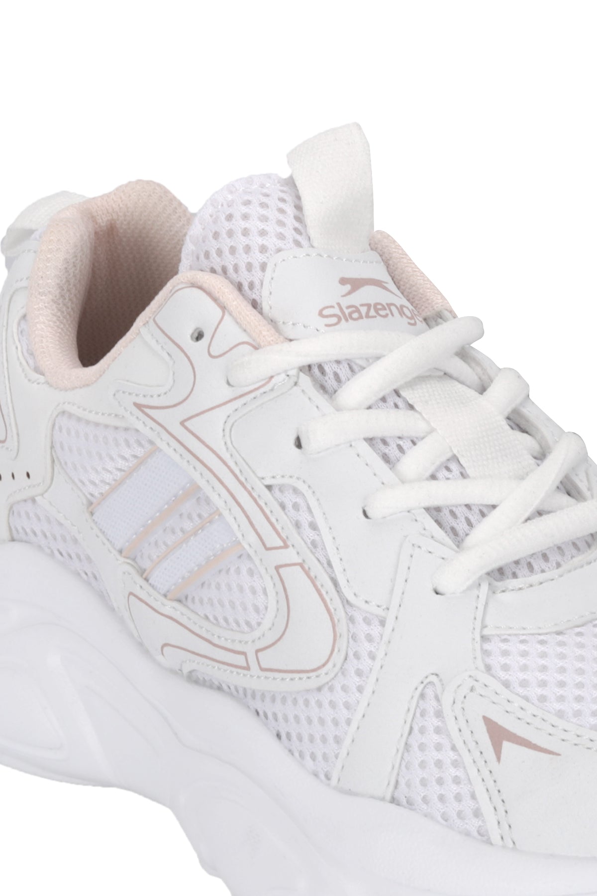 Slazenger Inmortal White / Pink running shoes, view 4