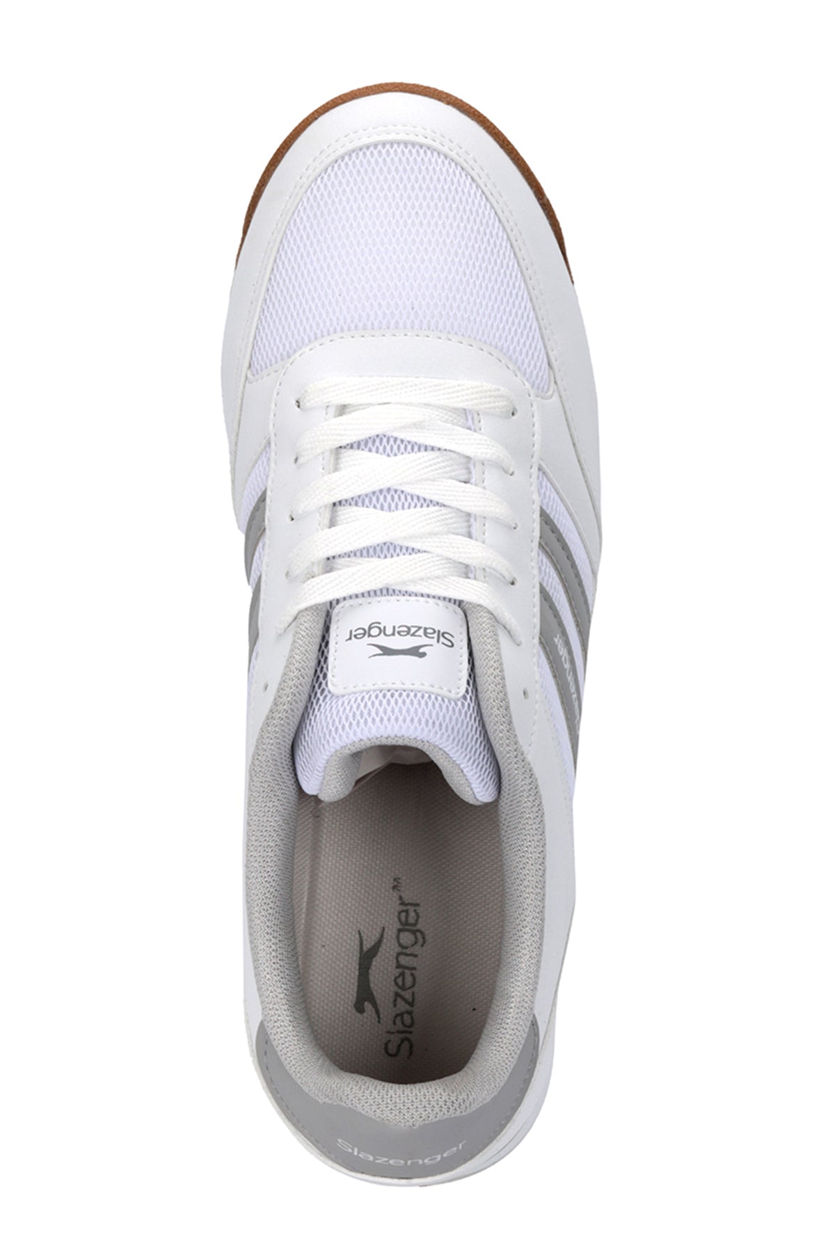 Slazenger Orvion White / Grey sneakers, view 5