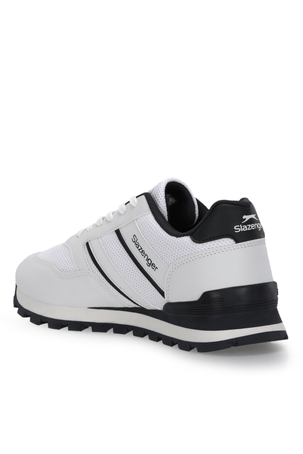 Slazenger Sanchez White / Navy sneakers, view 3
