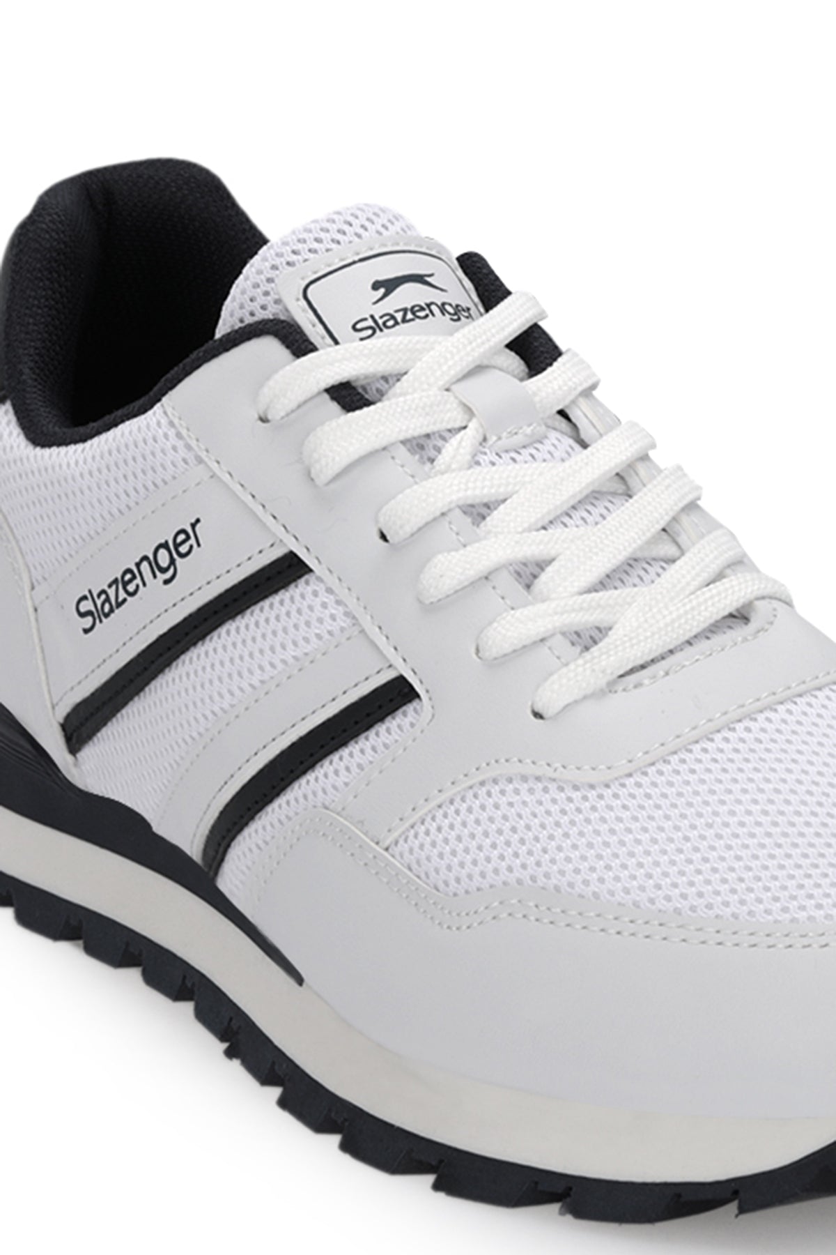 Slazenger Sanchez White / Navy sneakers, view 4