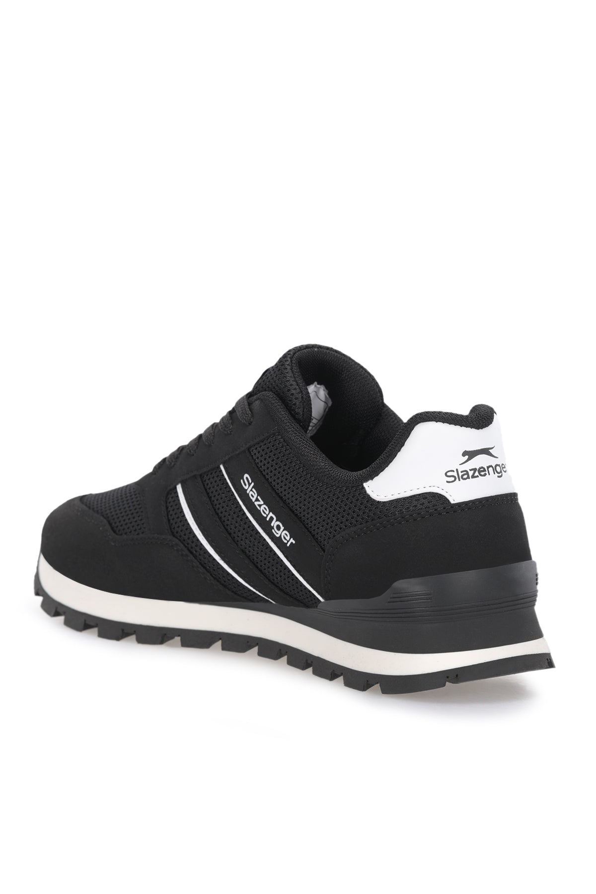 Slazenger Sanchez Black / White sneakers, view 3