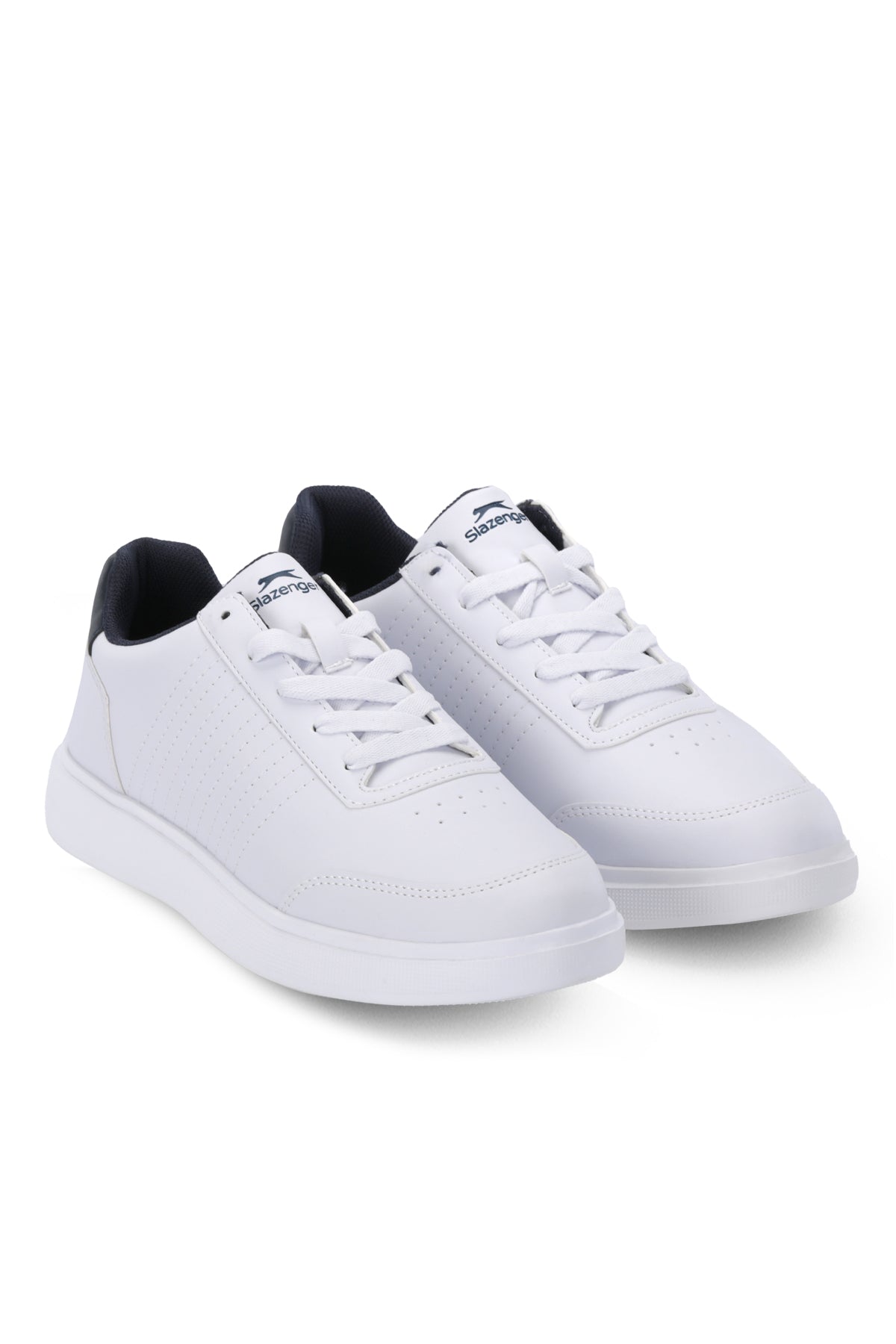 Slazenger Delroy White / Navy sneakers, view 2
