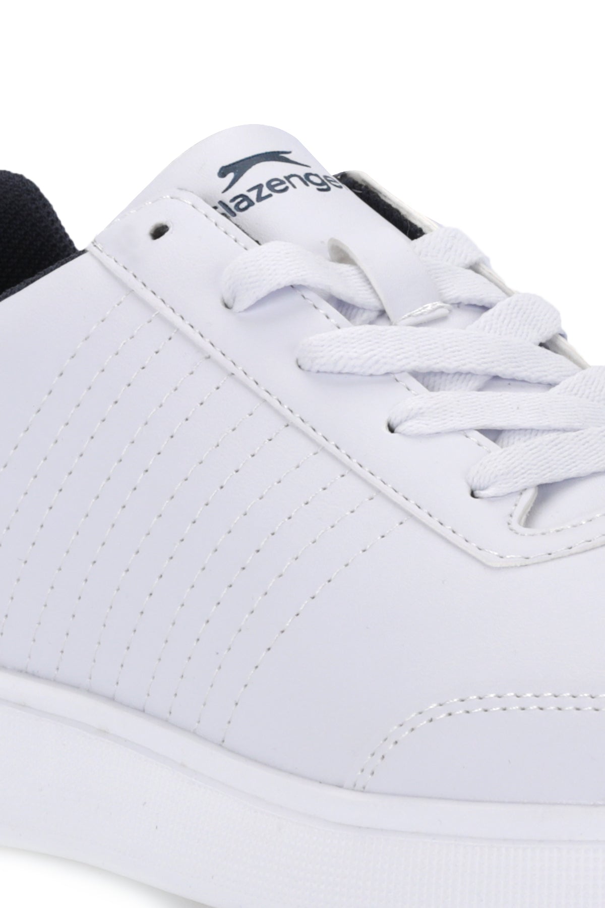 Slazenger Delroy White / Navy sneakers, view 4