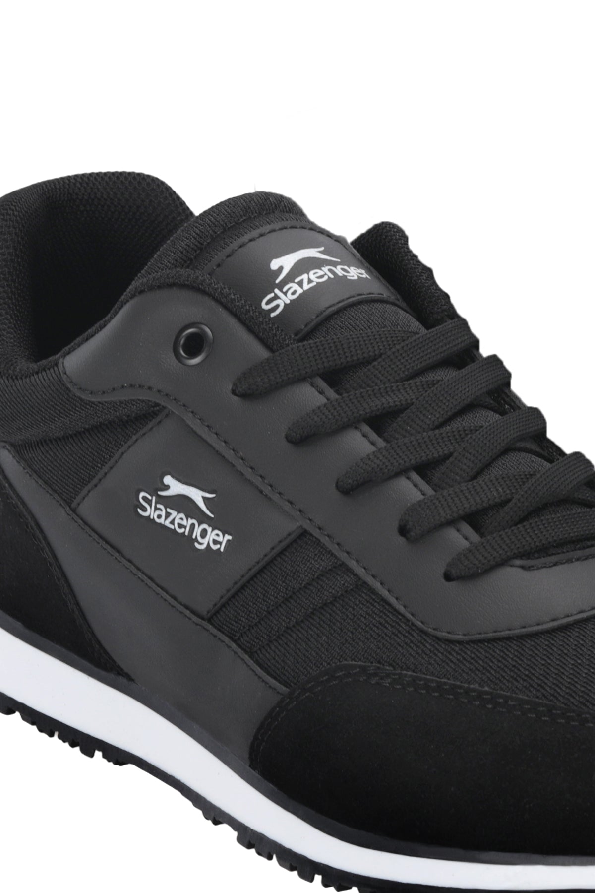 Slazenger Iskra Black / White sneakers, view 4