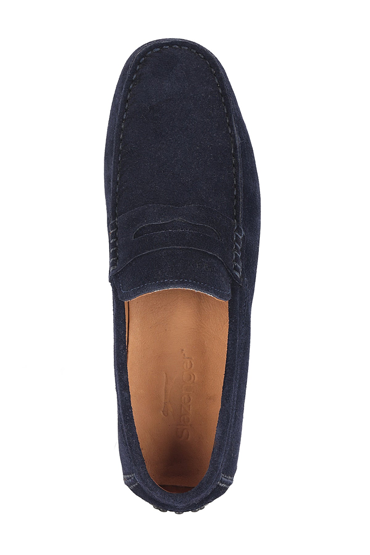 Slazenger Montana Navy Suede comfort shoes, view 5