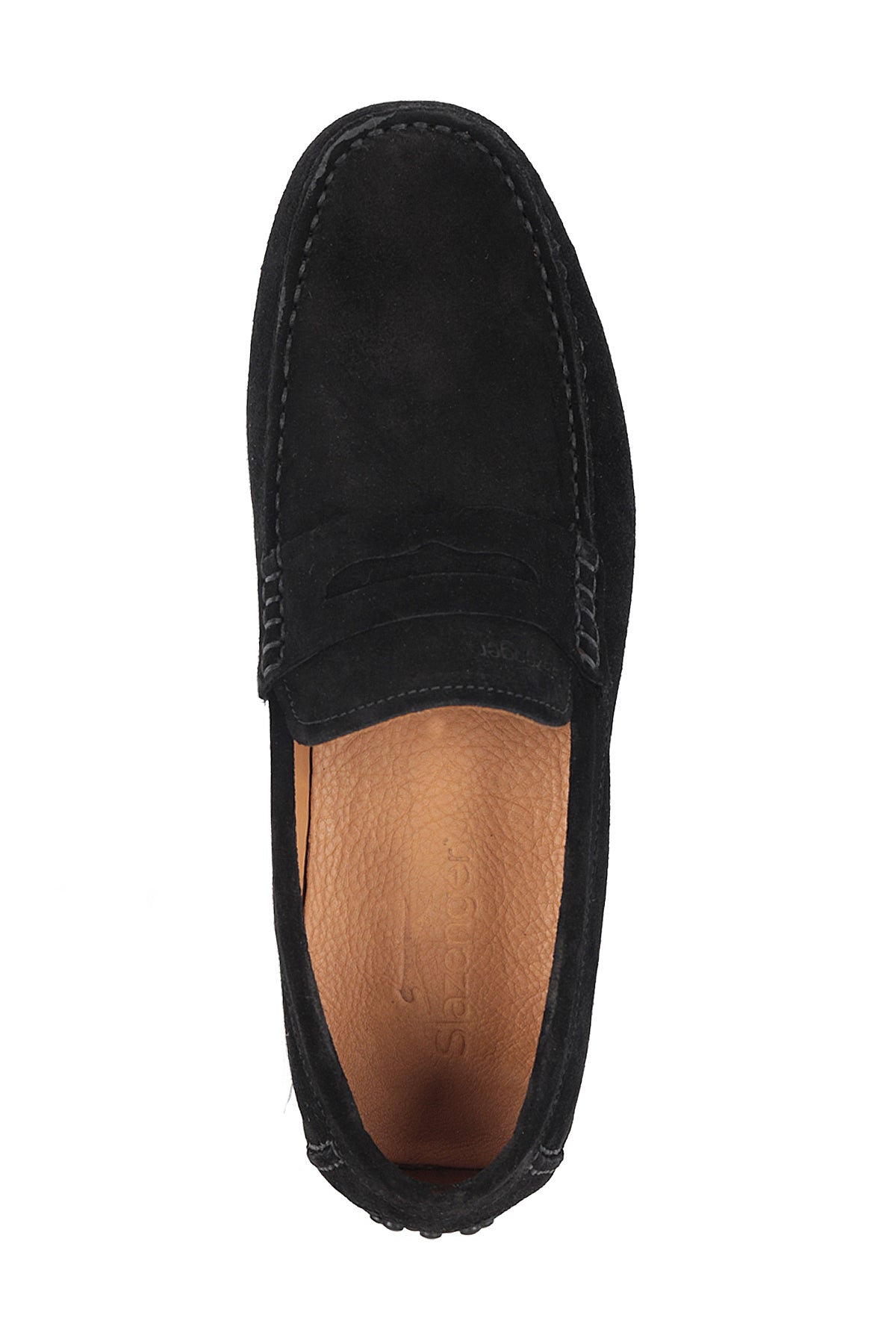 Slazenger Montana Black Suede comfort shoes, view 5