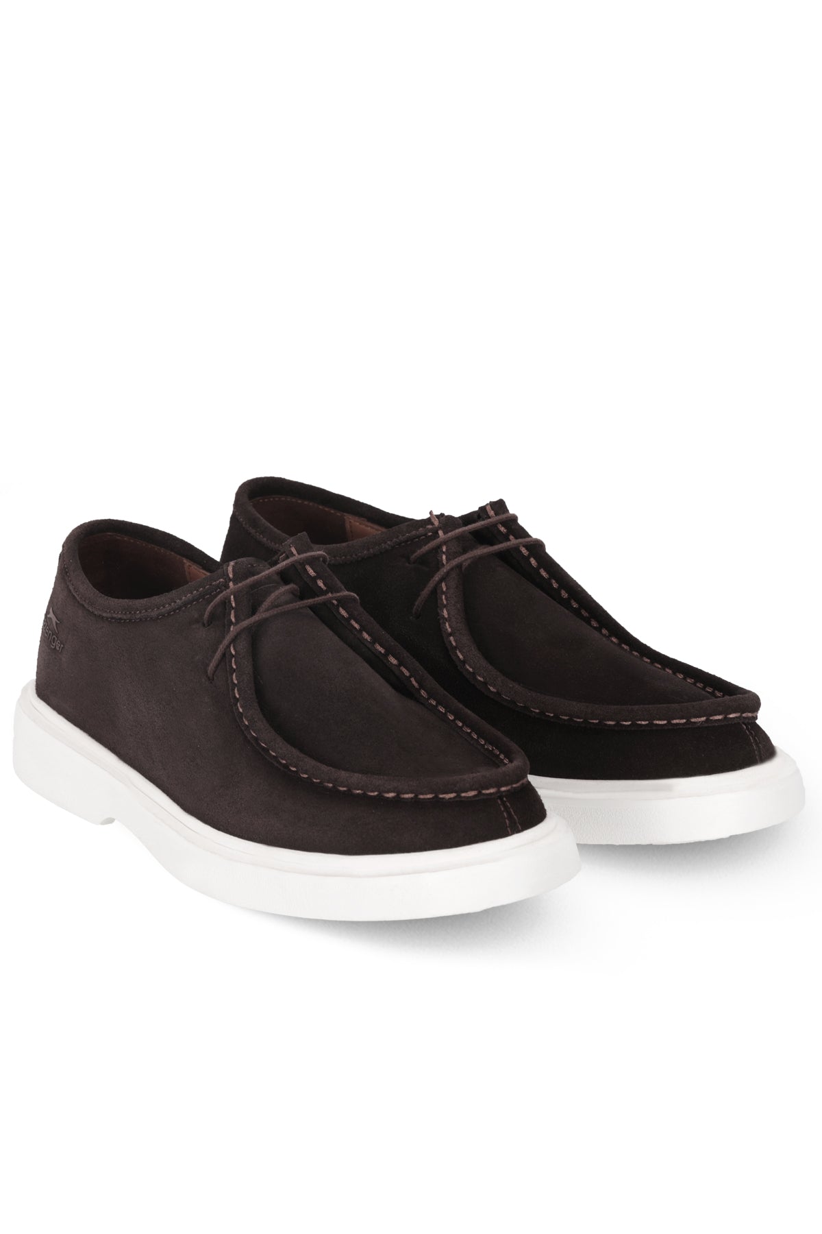 Slazenger Yack Brown Suede sneakers, view 2