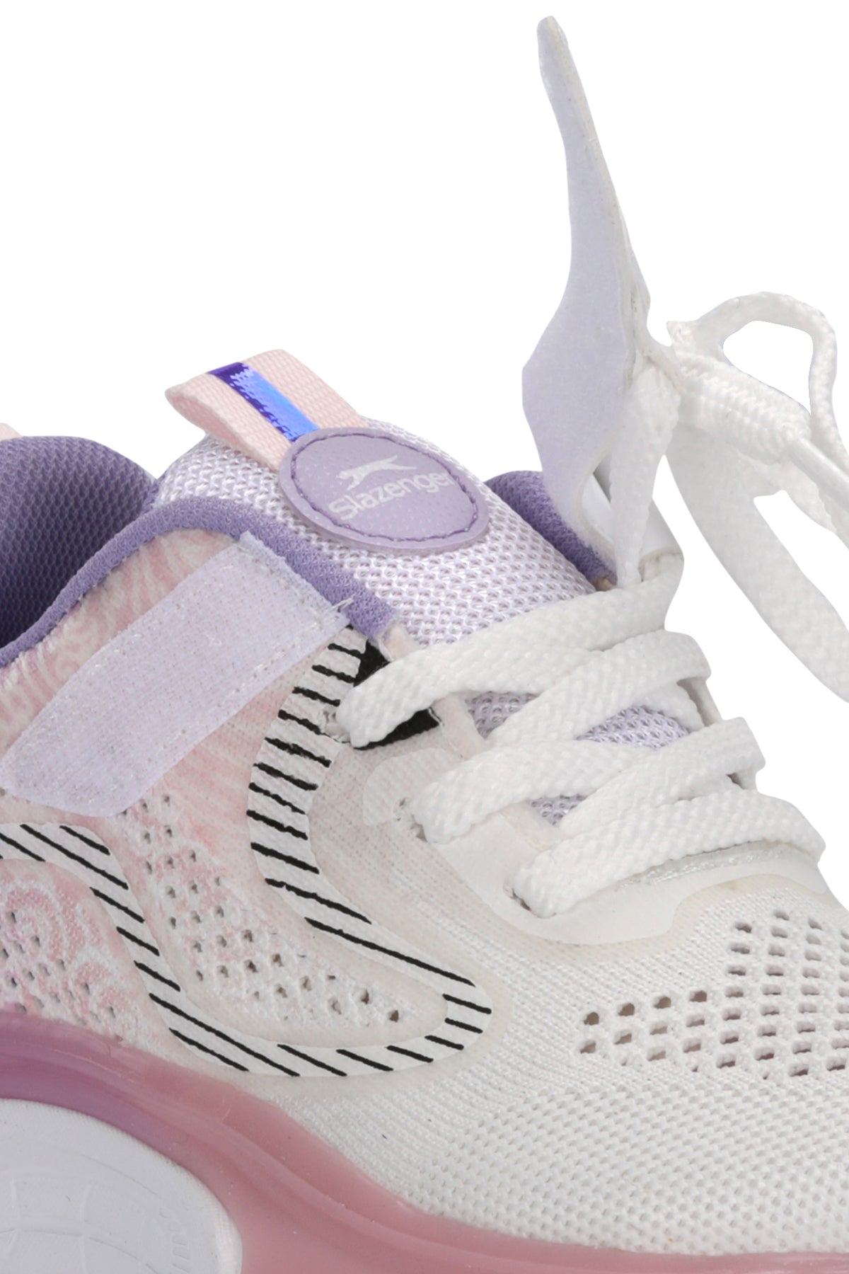 Slazenger Nitro White / Lilac sneakers, view 4