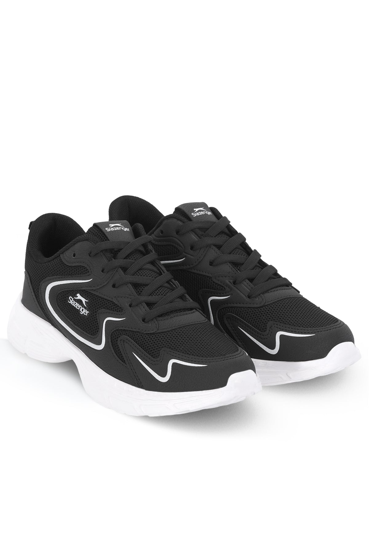 Slazenger Elijah Black / White running shoes, view 2