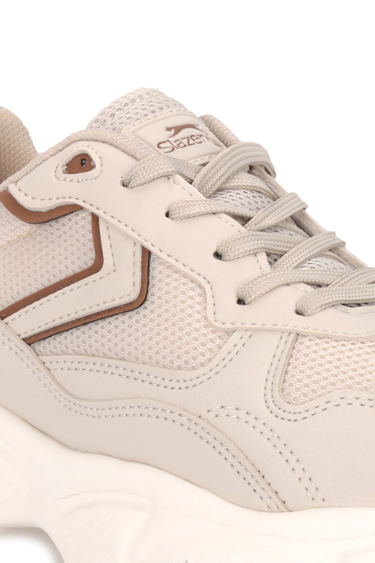 Slazenger Pecado Beige running shoes, view 4