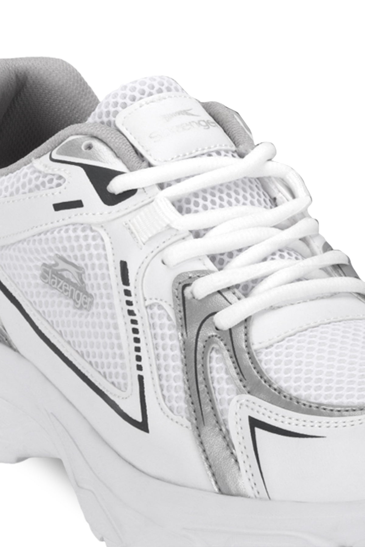 Slazenger Opsist White / Silver running shoes, view 4