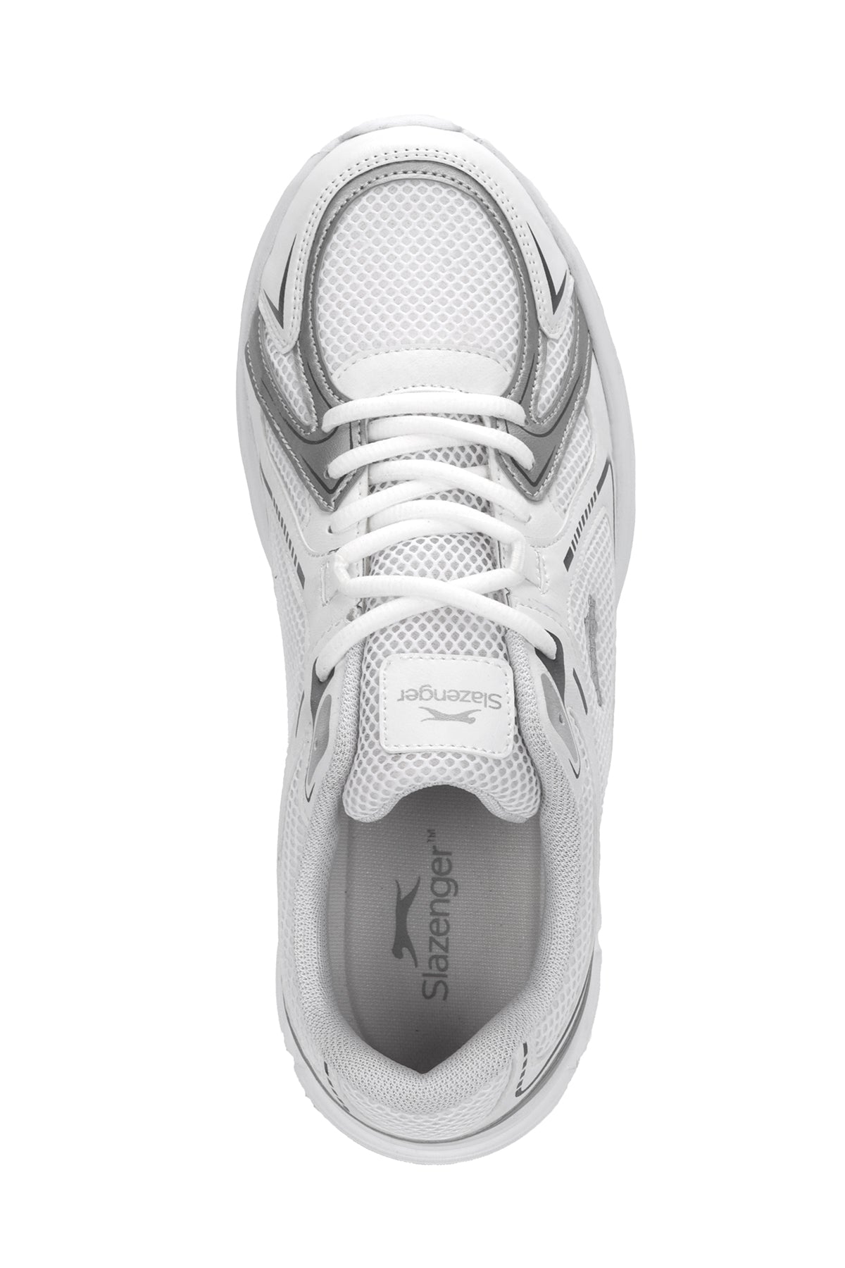 Slazenger Opsist White / Silver running shoes, view 5