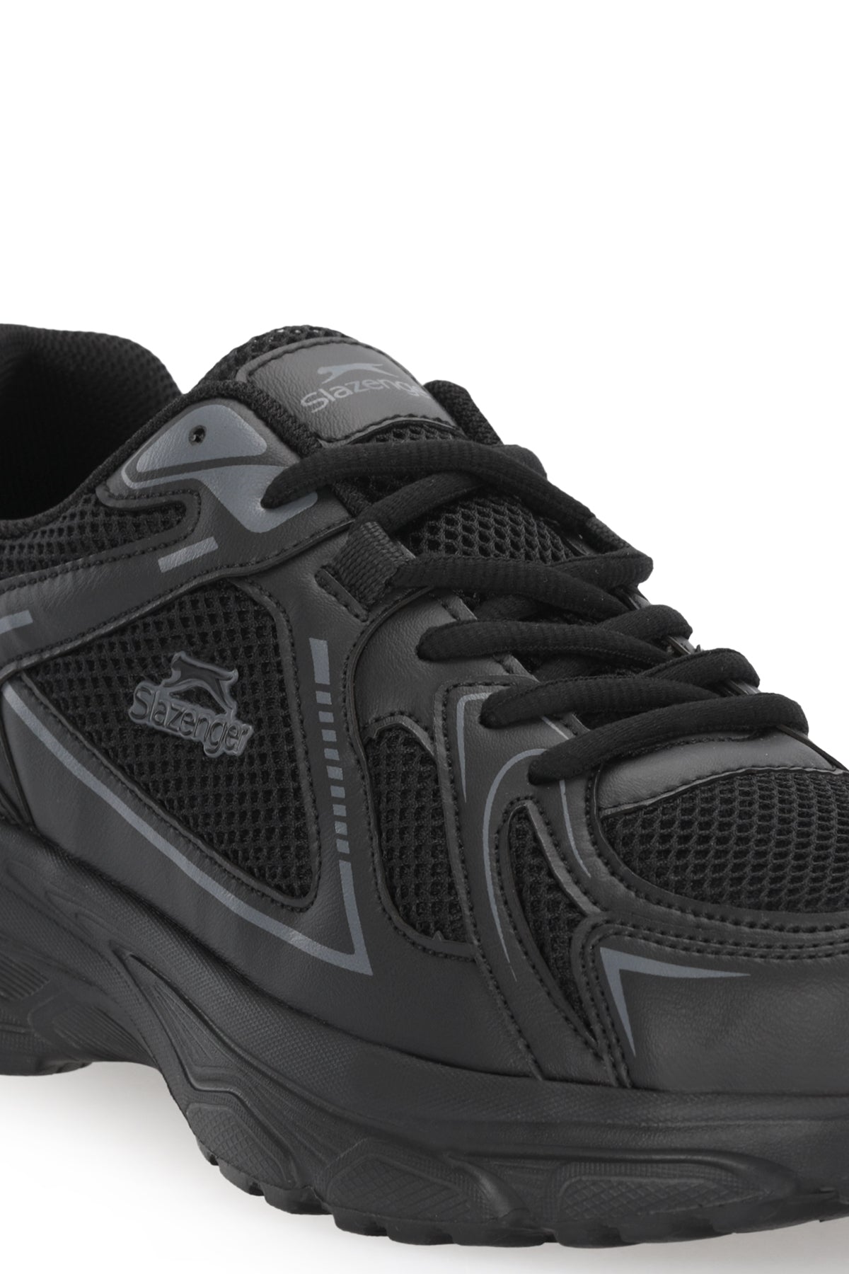 Slazenger Opsist Black / Dark Grey running shoes, view 4