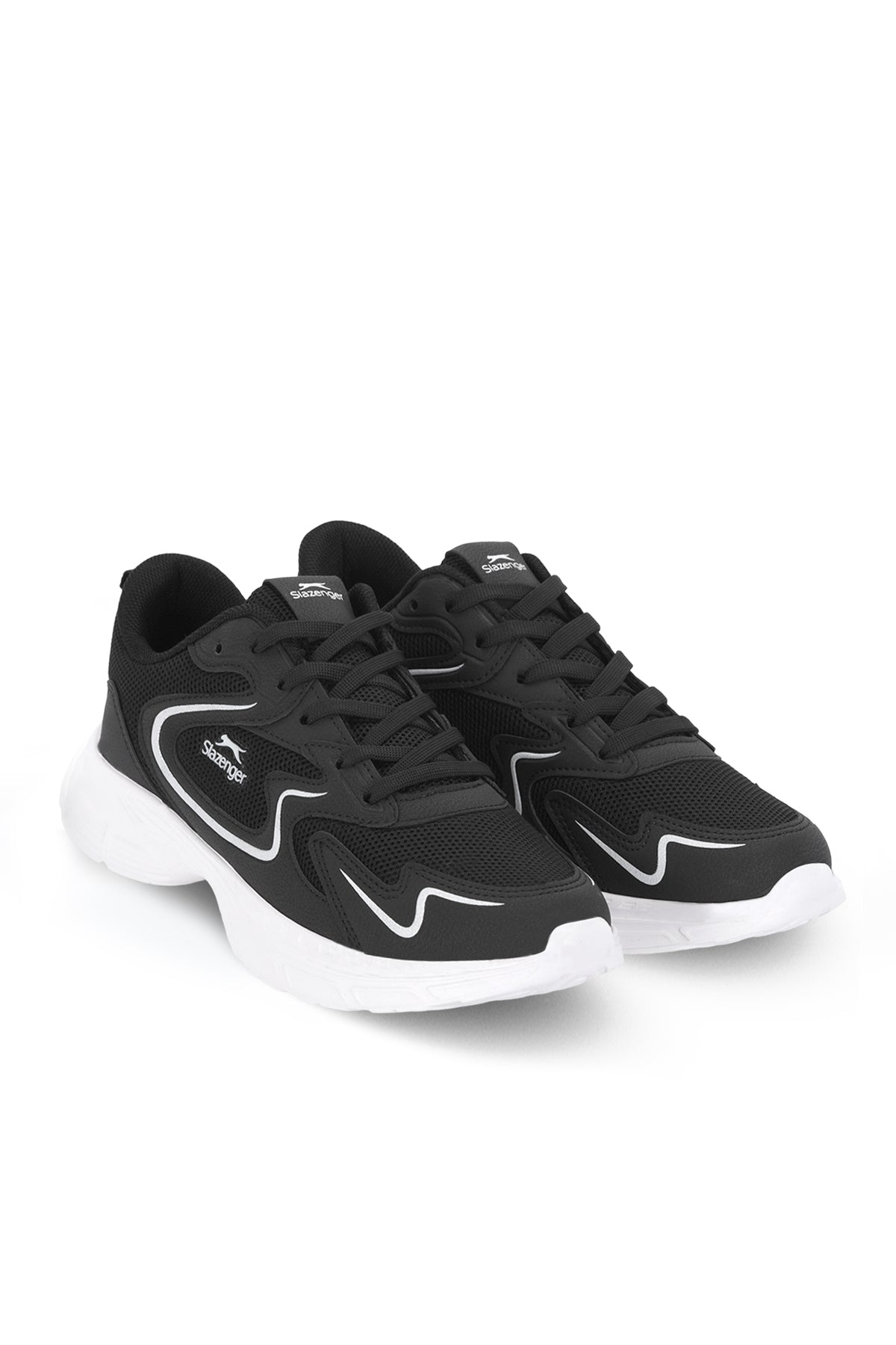 Slazenger Elijah Black / White running shoes, view 2