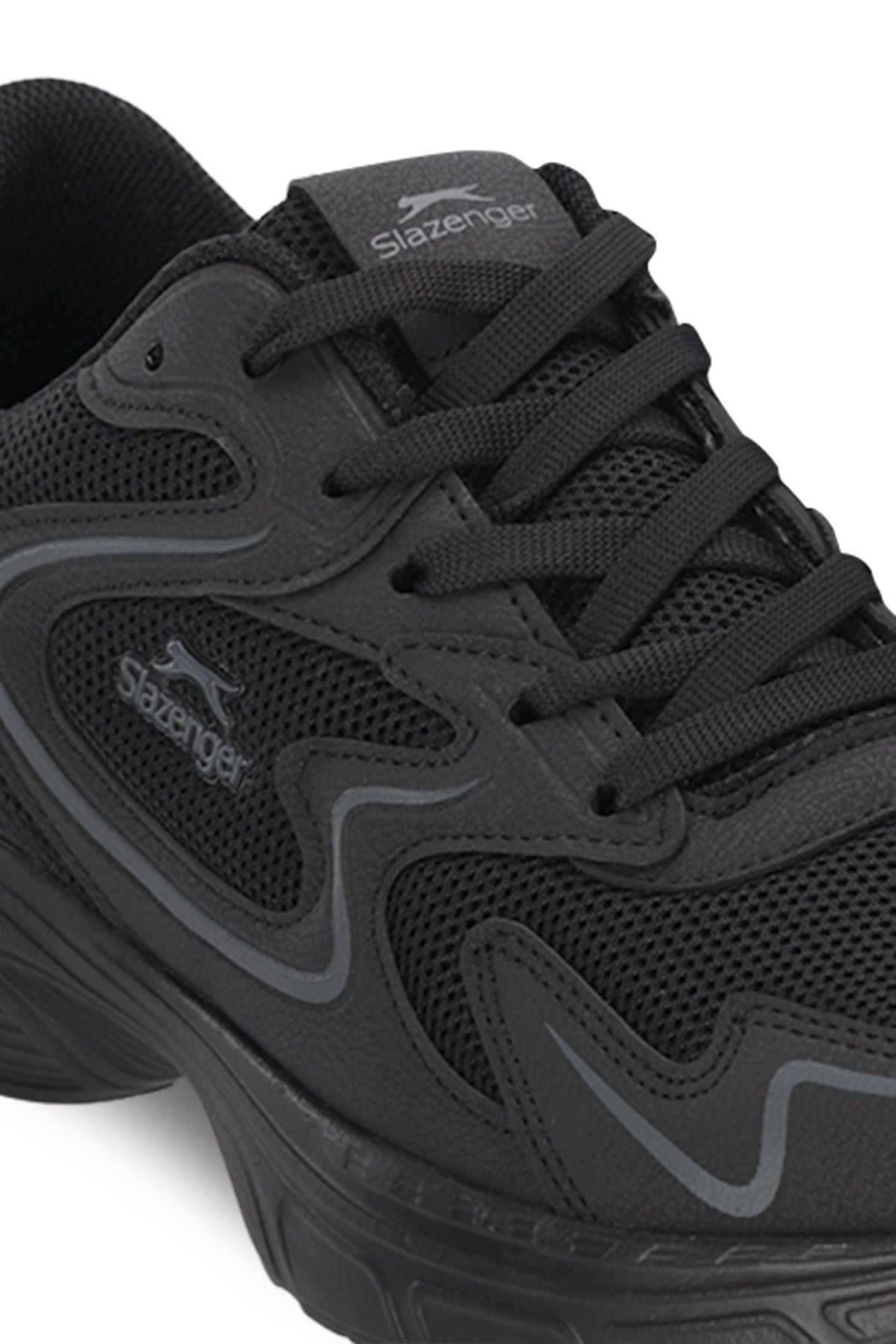 Slazenger Elijah Black / Black running shoes, view 4