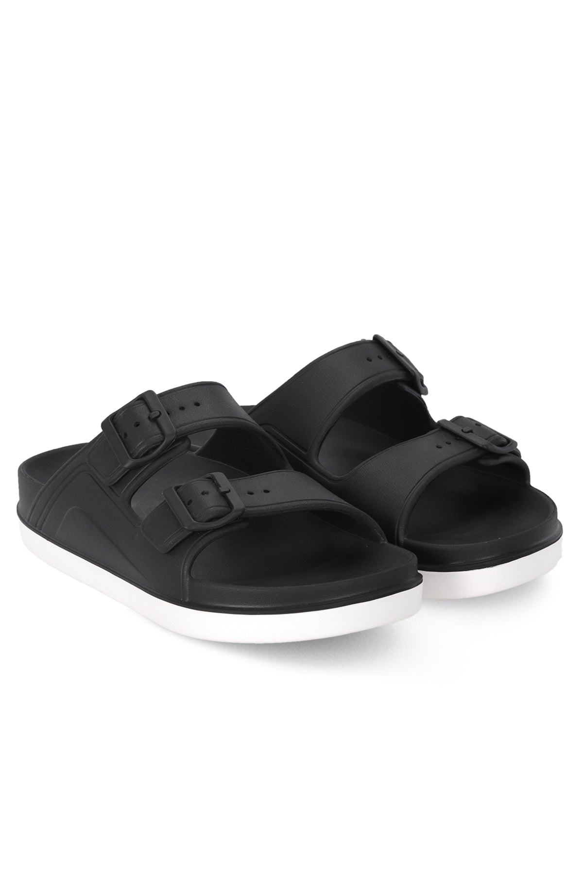 Slazenger Tremor Black / White sliders, view 3