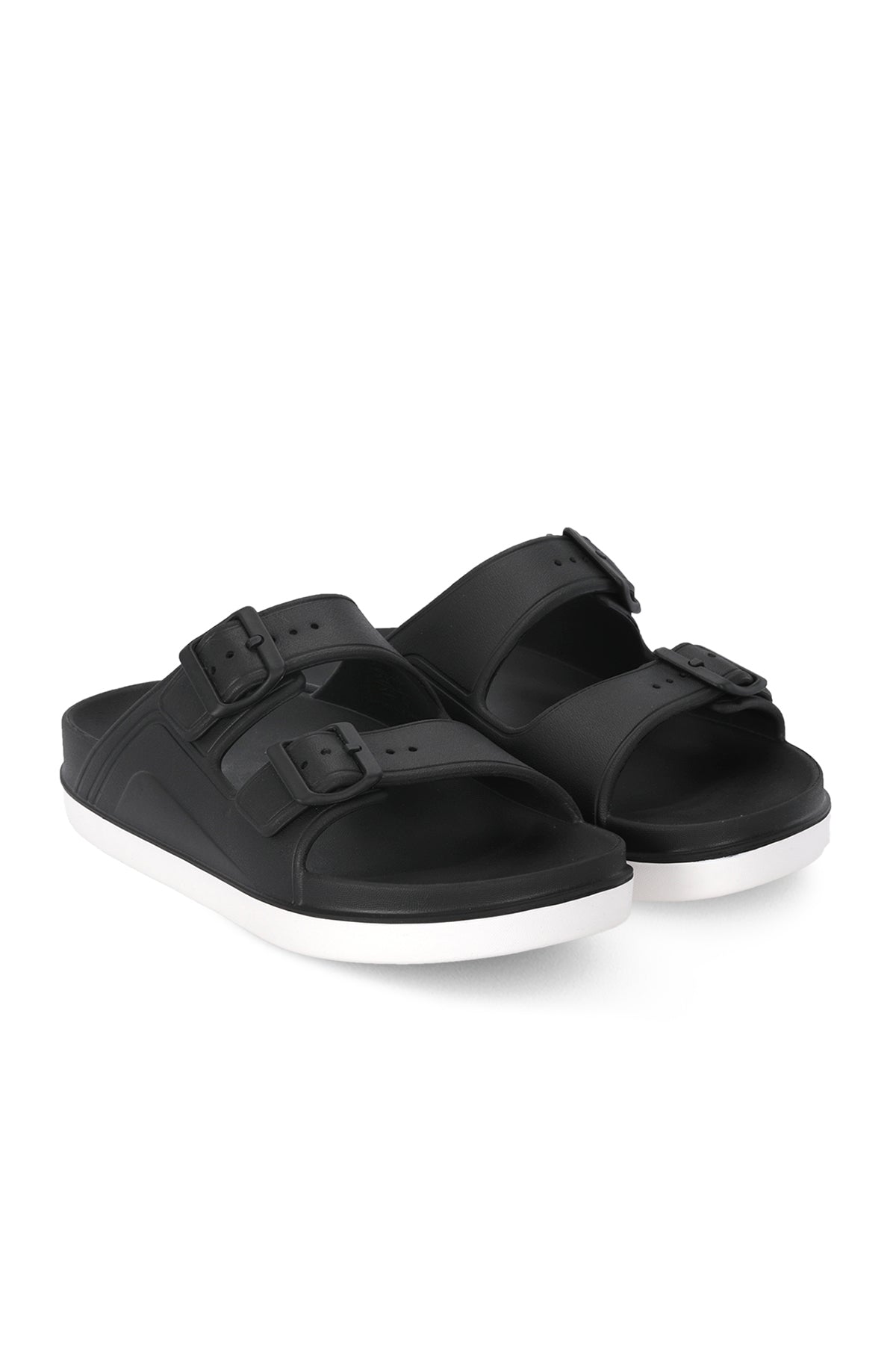Slazenger Tremor Black / White sliders, view 3