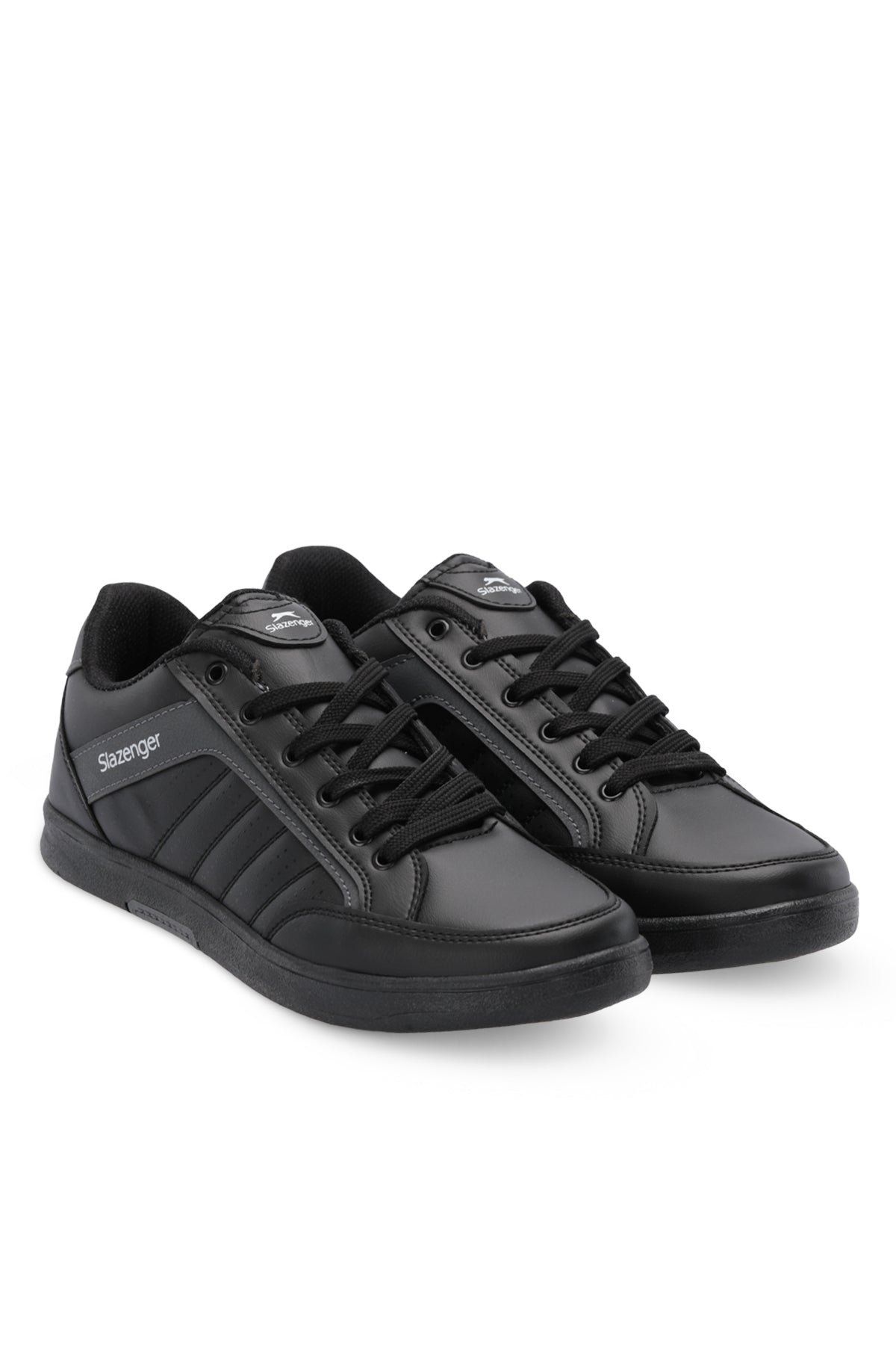 Slazenger Crest Black / Black sneakers, view 2