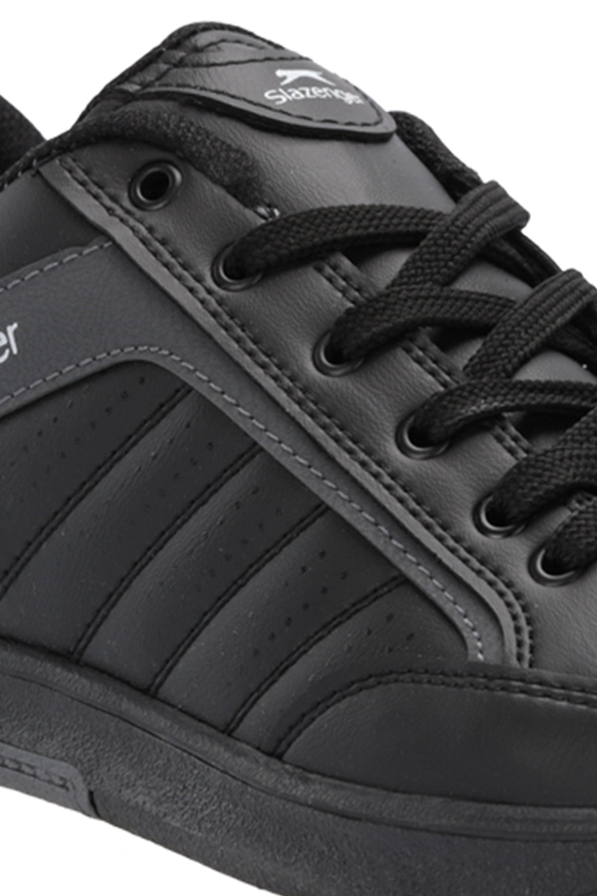 Slazenger Crest Black / Black sneakers, view 4