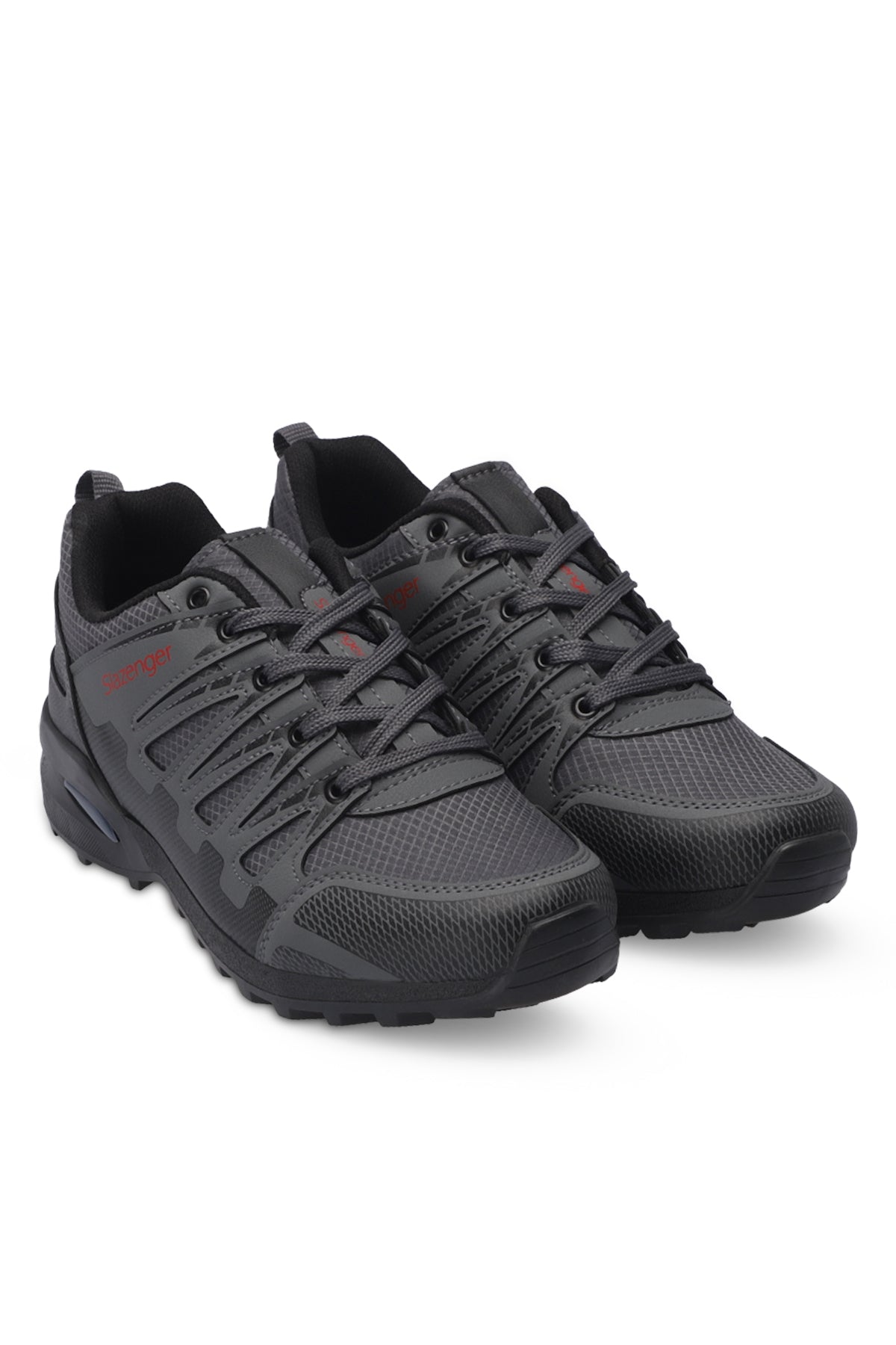 Slazenger Activista Dark Grey / Red outdoor shoes, view 2