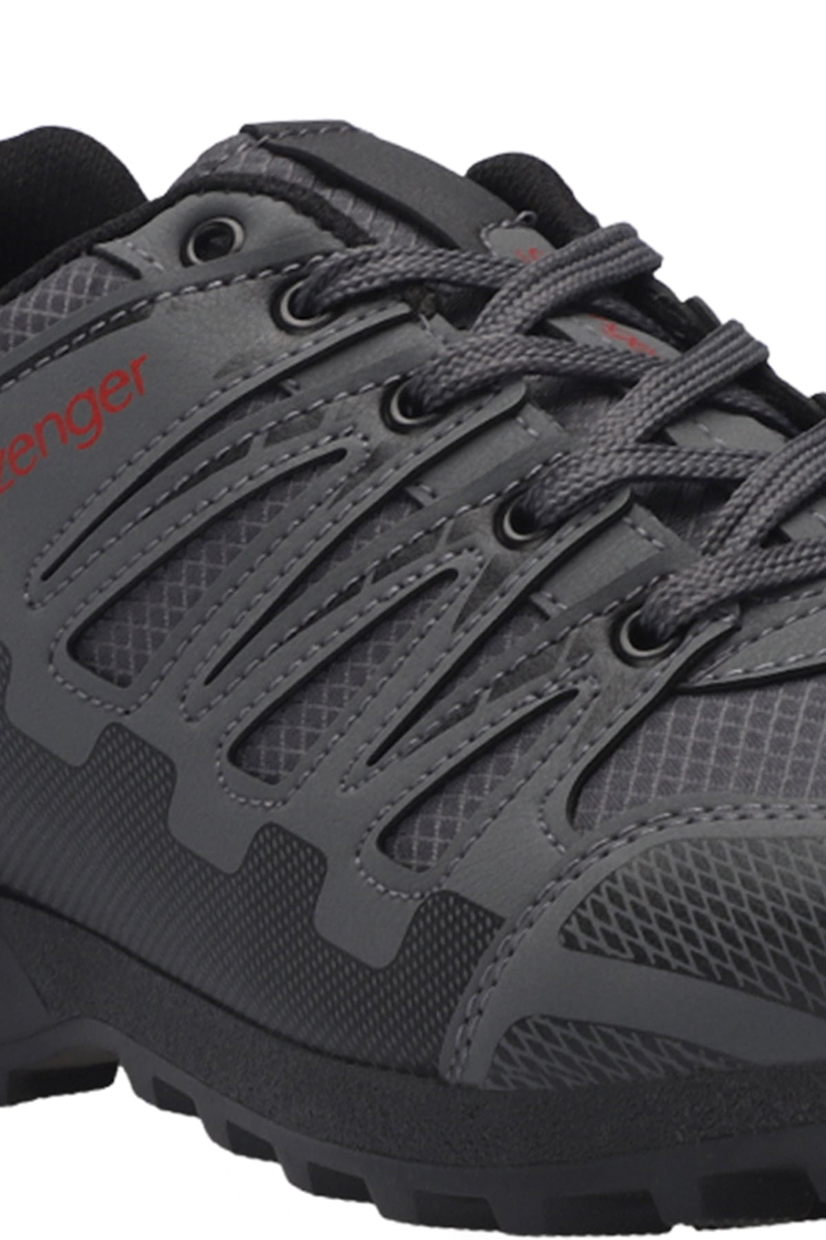 Slazenger Activista Dark Grey / Red outdoor shoes, view 4