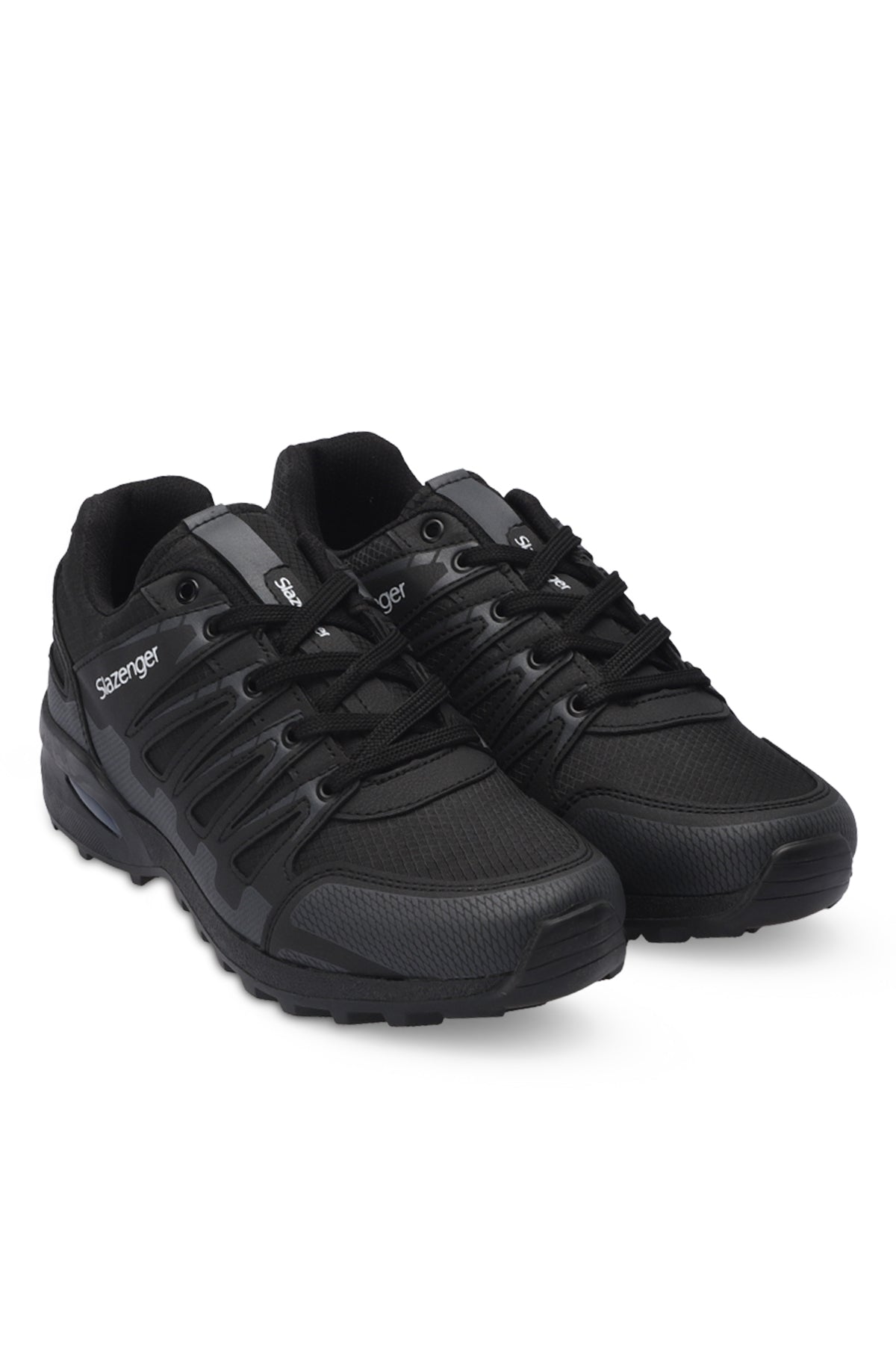 Slazenger Activista Black / Dark Grey outdoor shoes, view 2
