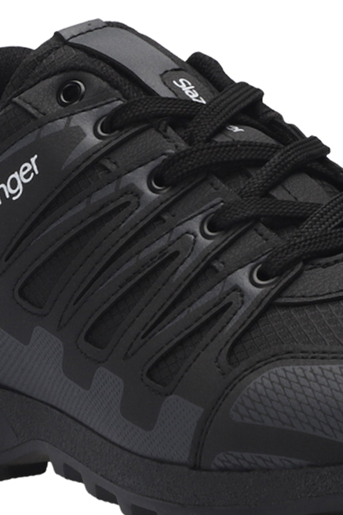 Slazenger Activista Black / Dark Grey outdoor shoes, view 4