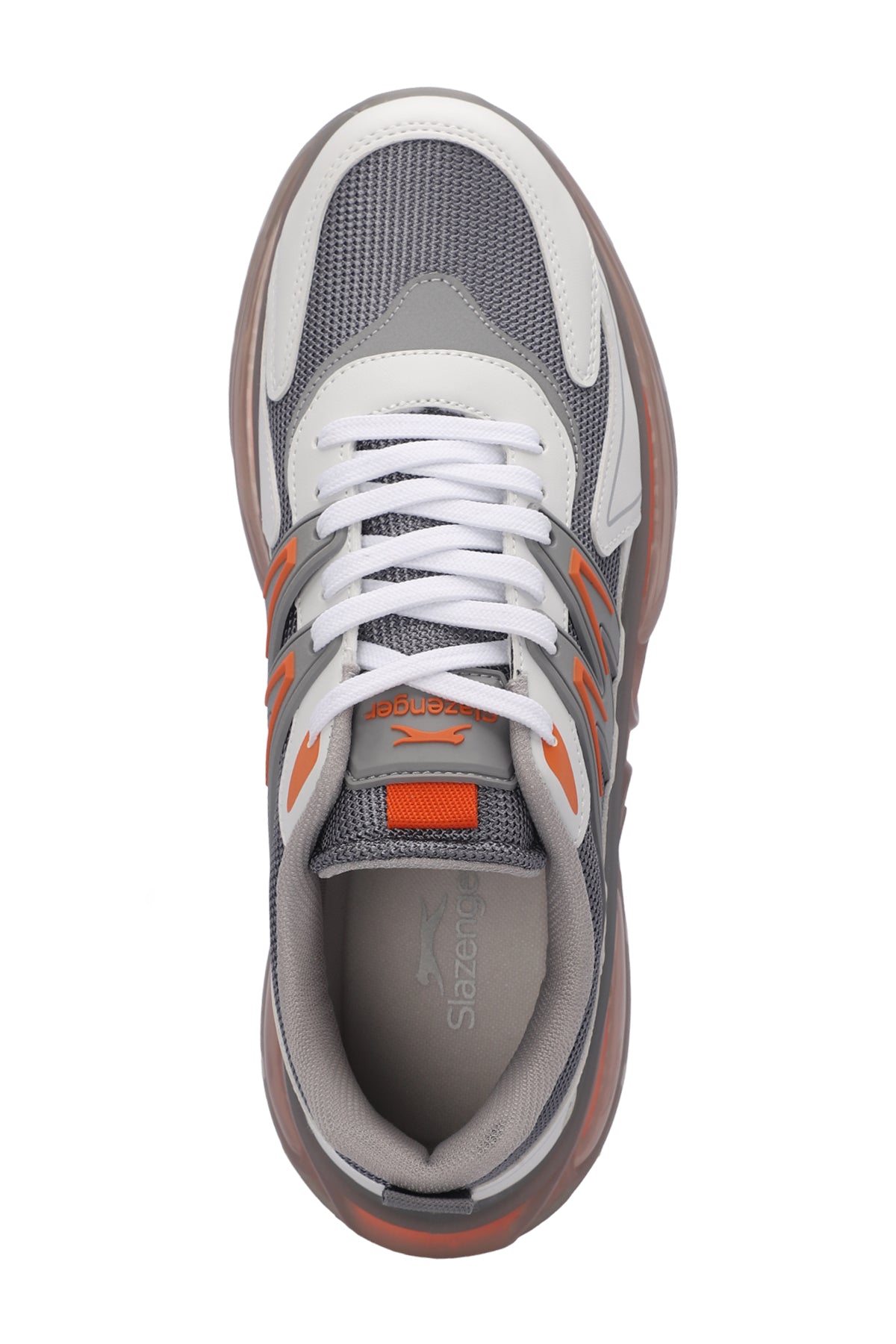 Slazenger Zigor Grey / Orange running shoes, view 5
