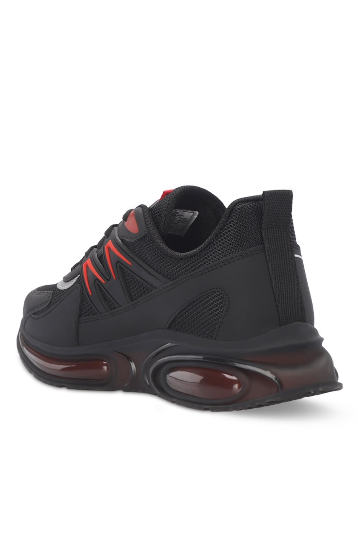 Slazenger Zigor Black / Red running shoes, view 3