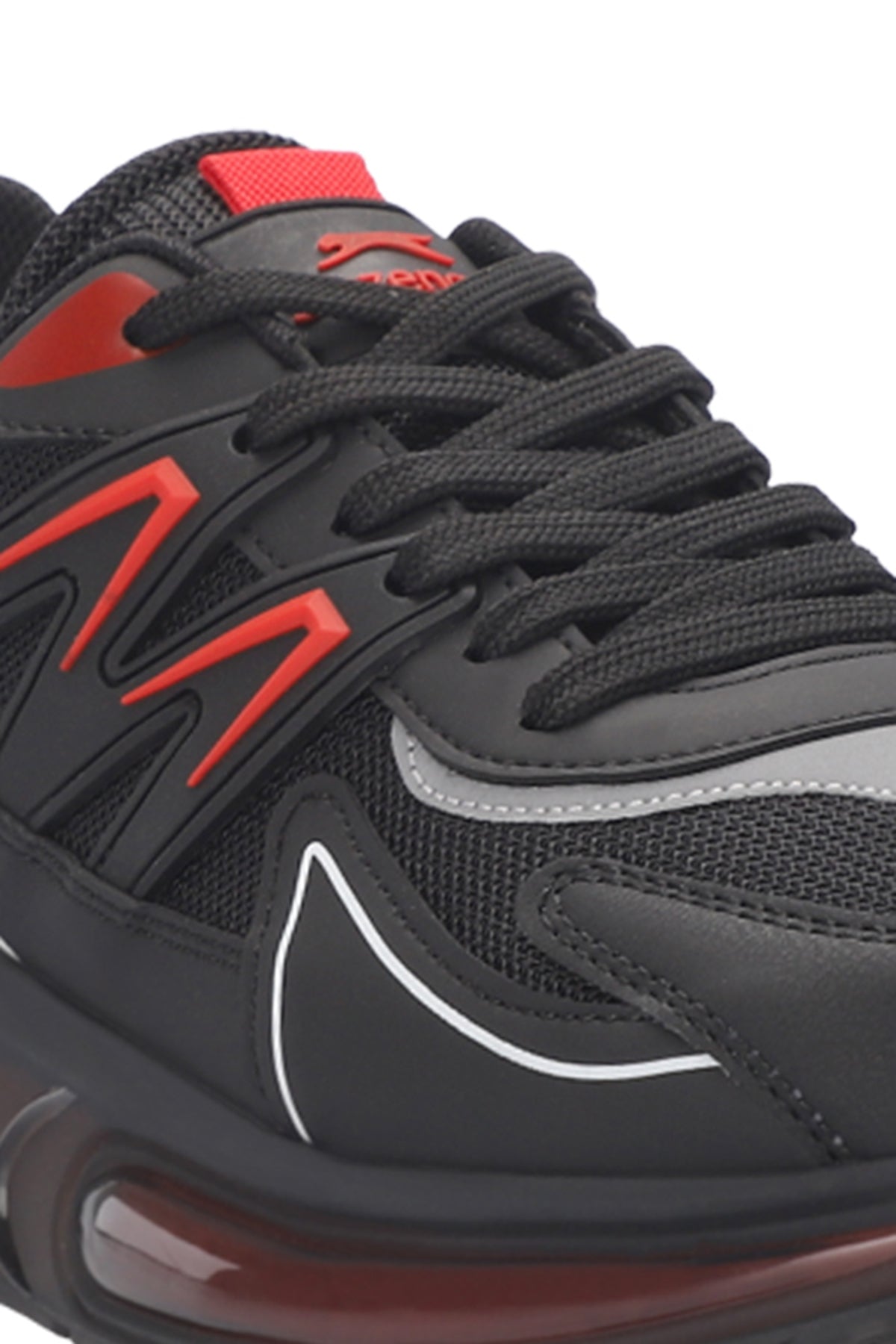 Slazenger Zigor Black / Red running shoes, view 4