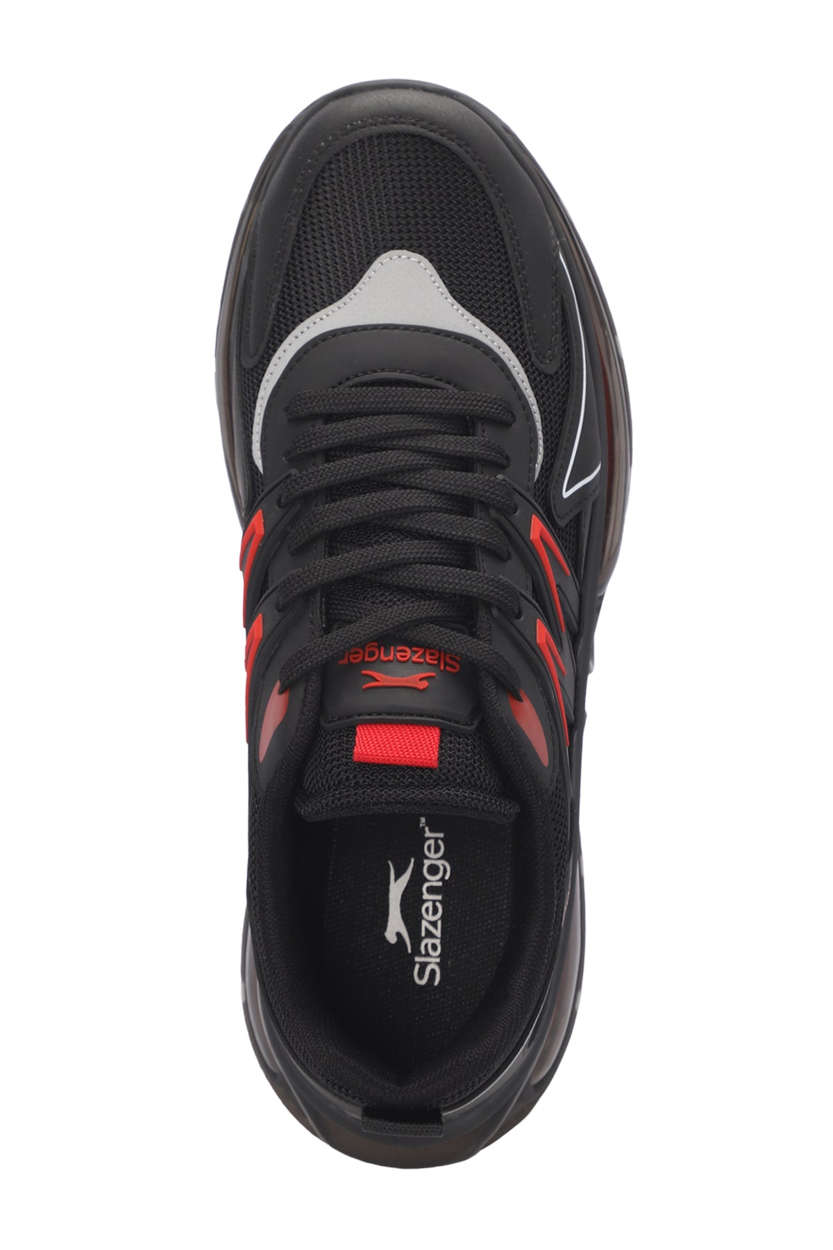 Slazenger Zigor Black / Red running shoes, view 5