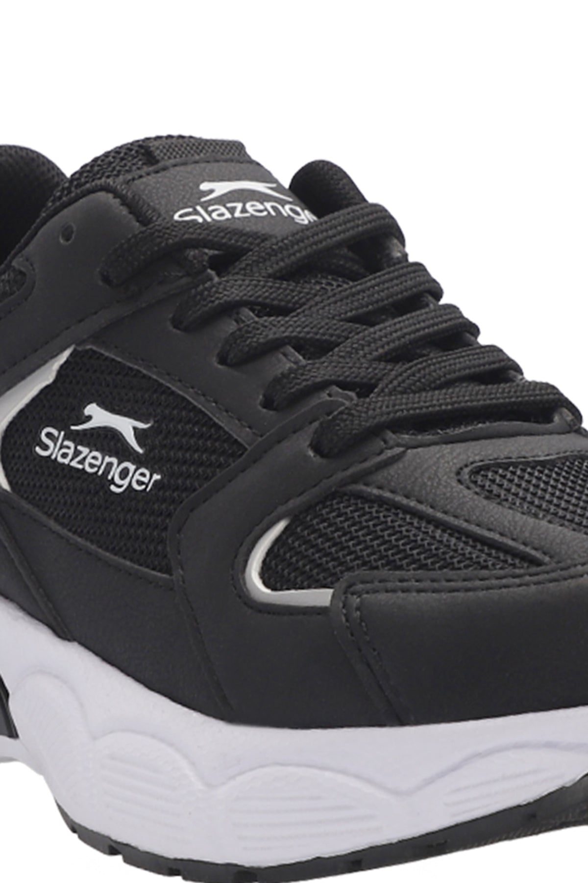 Slazenger Zex Black / White running shoes, view 4