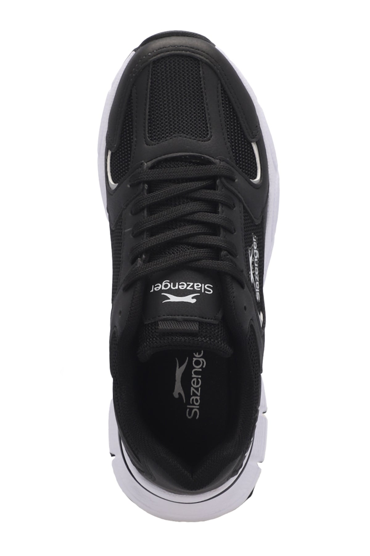 Slazenger Zex Black / White running shoes, view 5