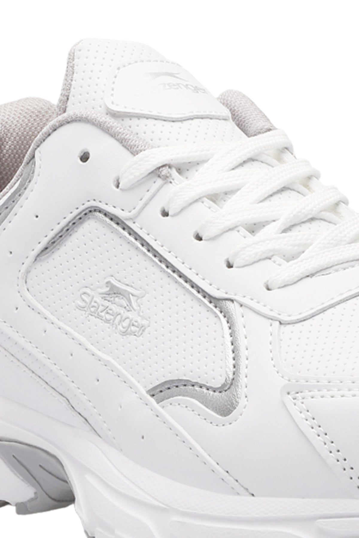 Slazenger Moss White / Grey running shoes, view 4