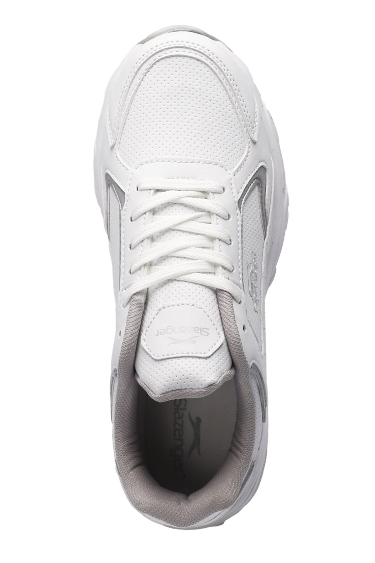 Slazenger Moss White / Grey running shoes, view 5