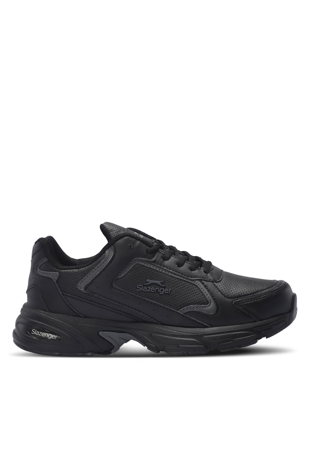 Slazenger Moss Black / Dark Grey running shoes