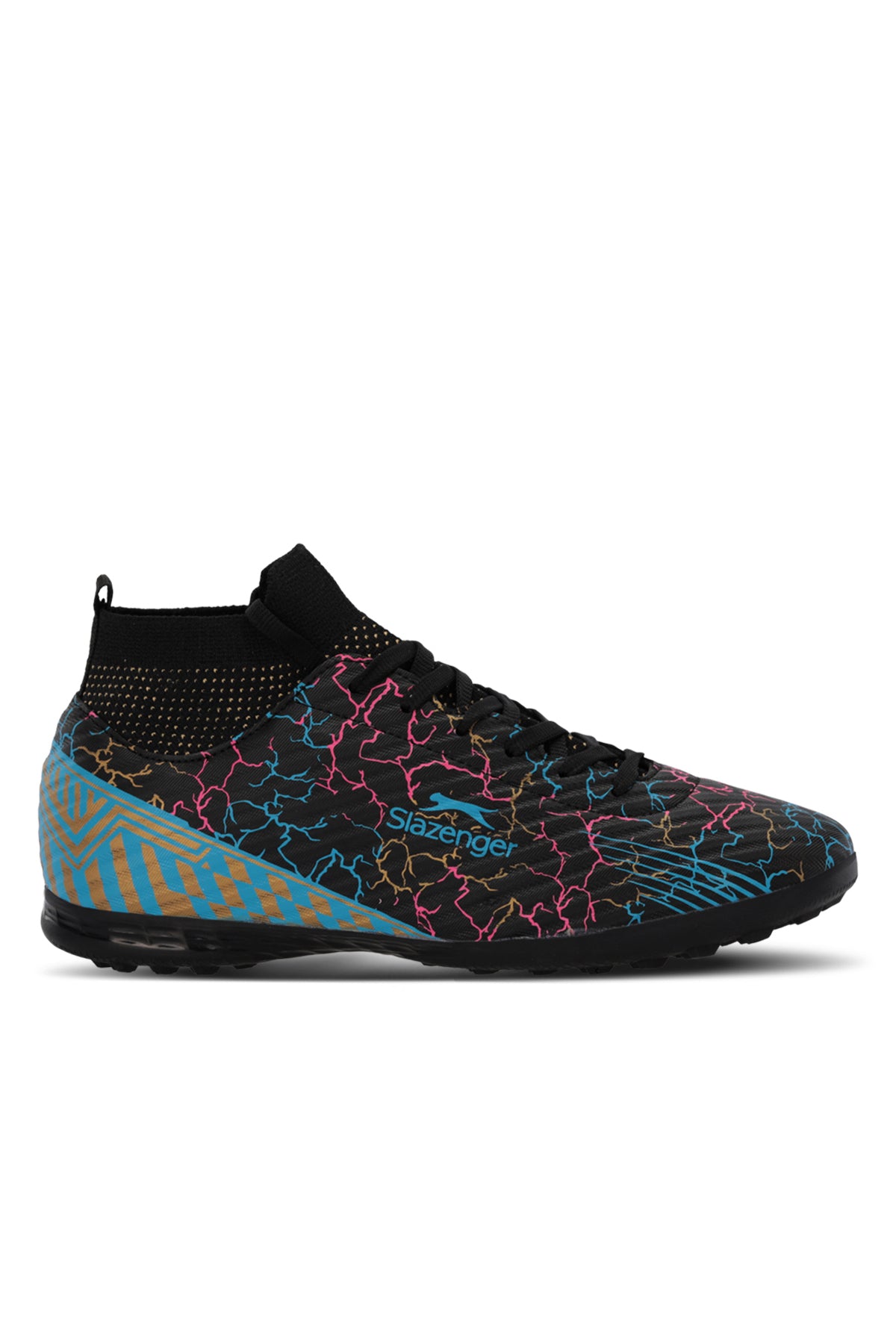Slazenger Corner Black astroturf football boots
