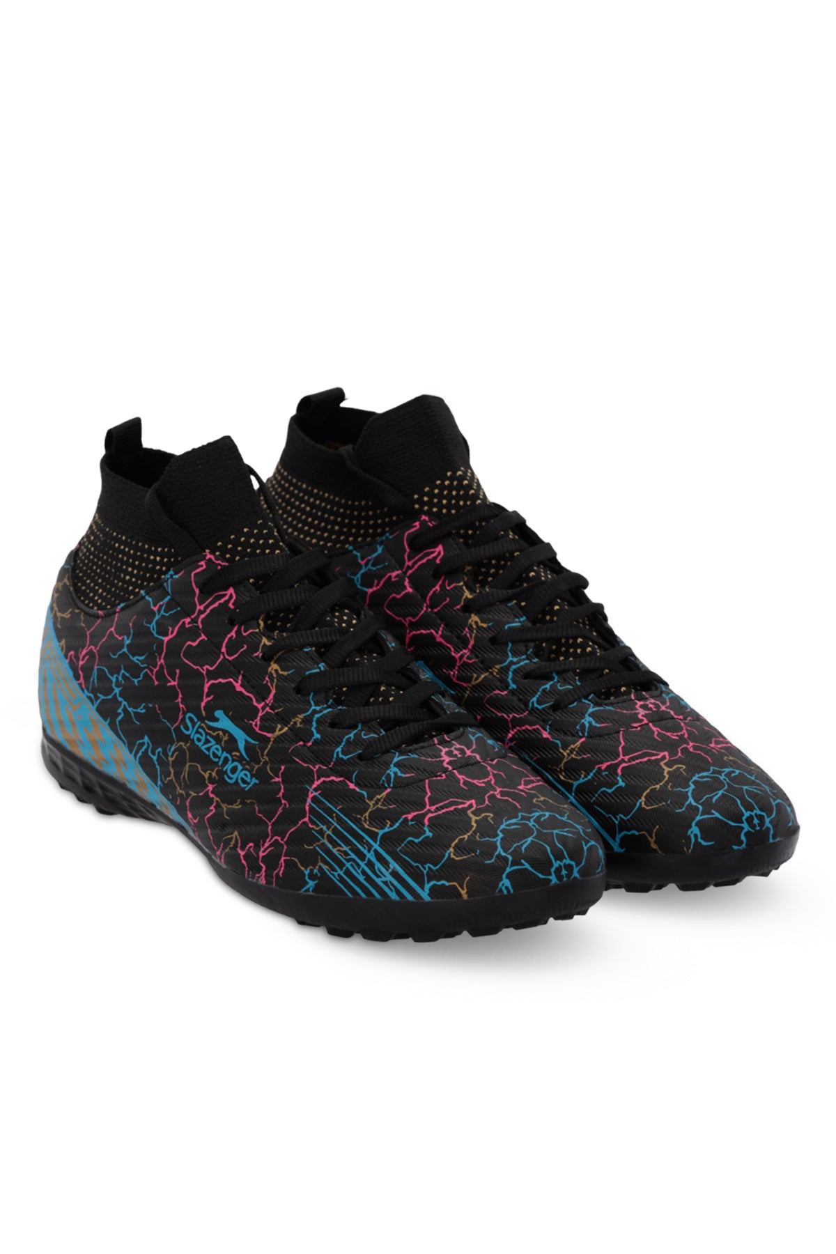 Slazenger Corner Black astroturf football boots, view 2