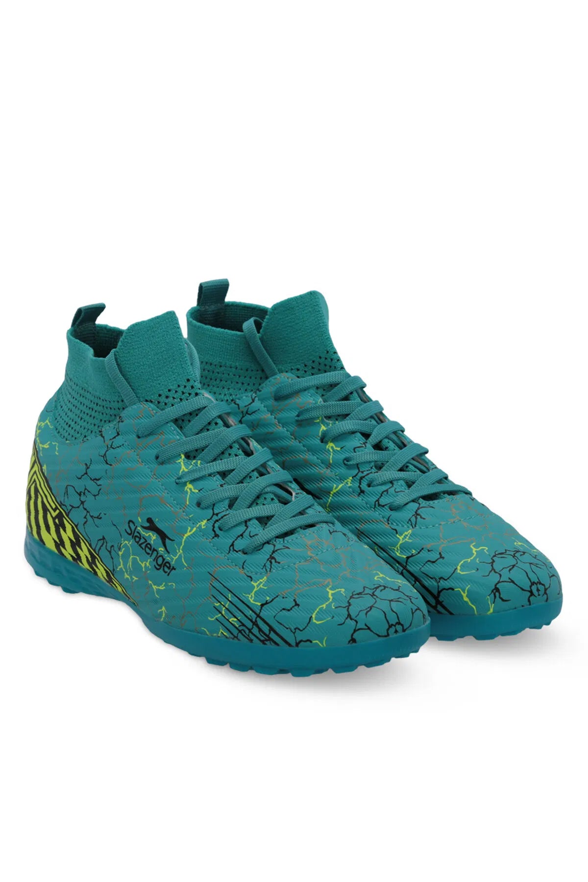Slazenger Corner Turquoise astroturf football boots, view 2