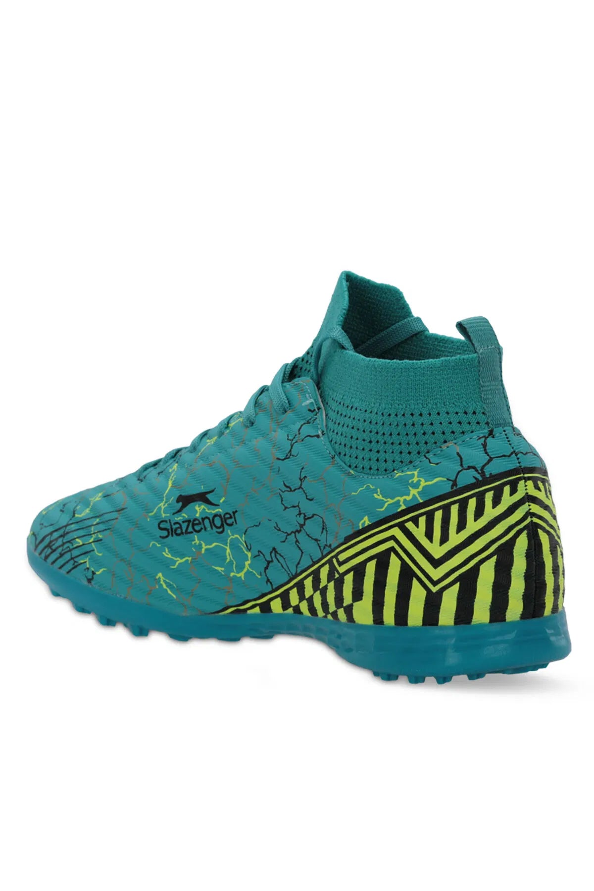 Slazenger Corner Turquoise astroturf football boots, view 3