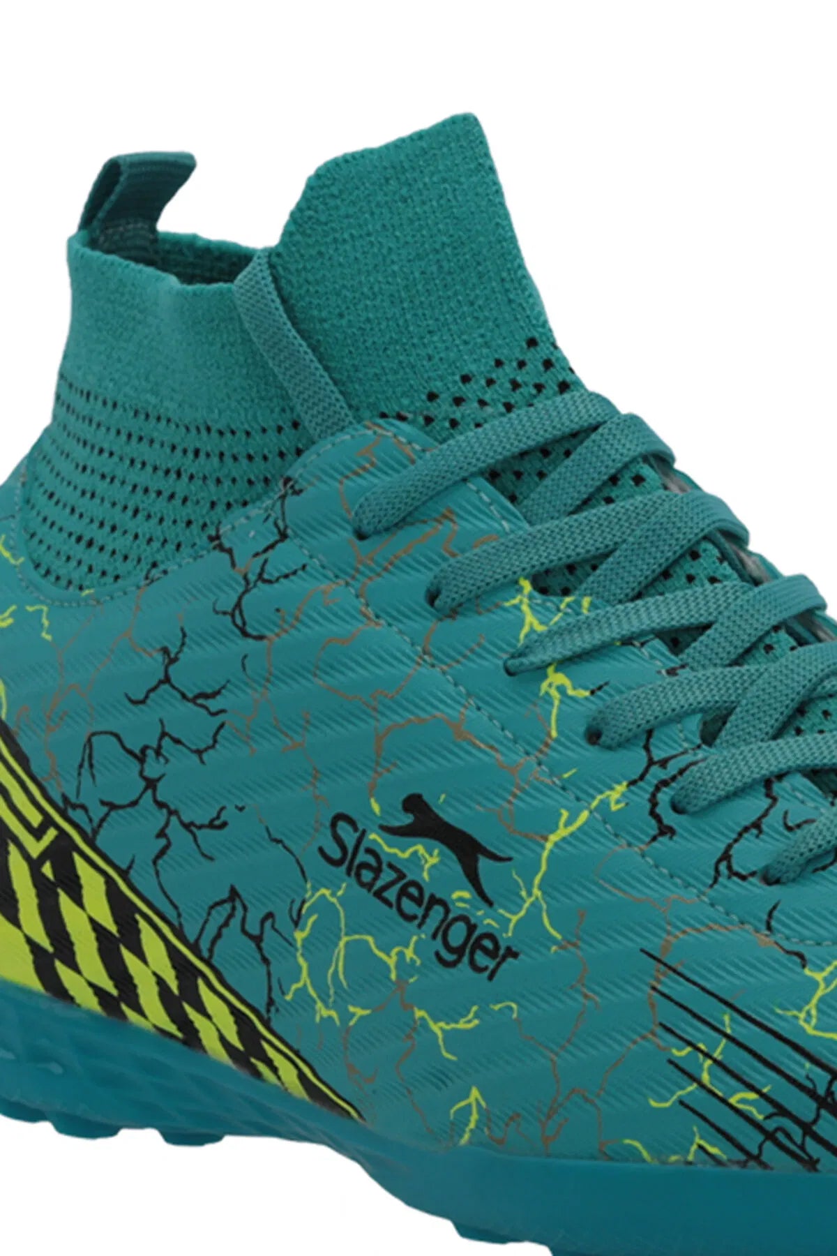 Slazenger Corner Turquoise astroturf football boots, view 4