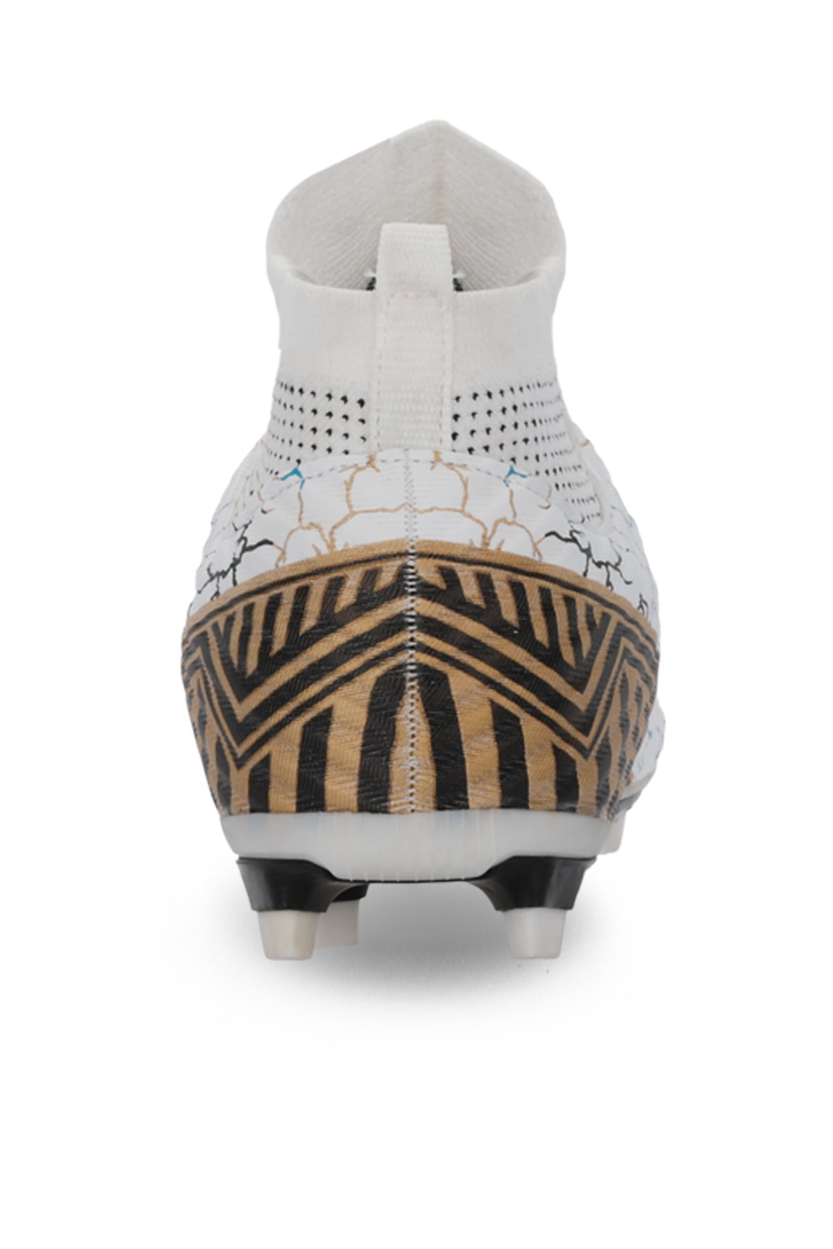 Corner White / Blue firm ground football boots, view 6