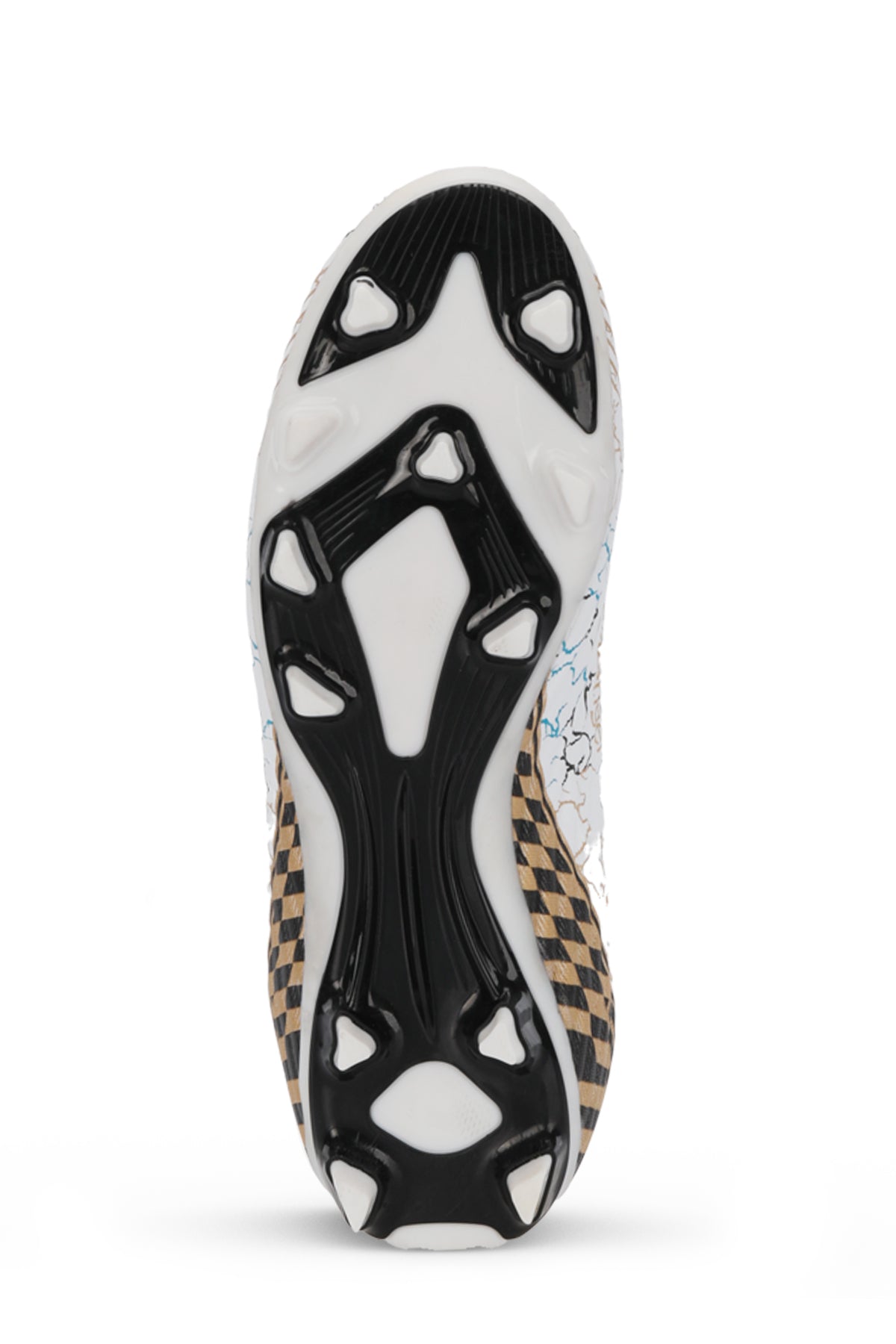Corner White / Blue firm ground football boots, view 7