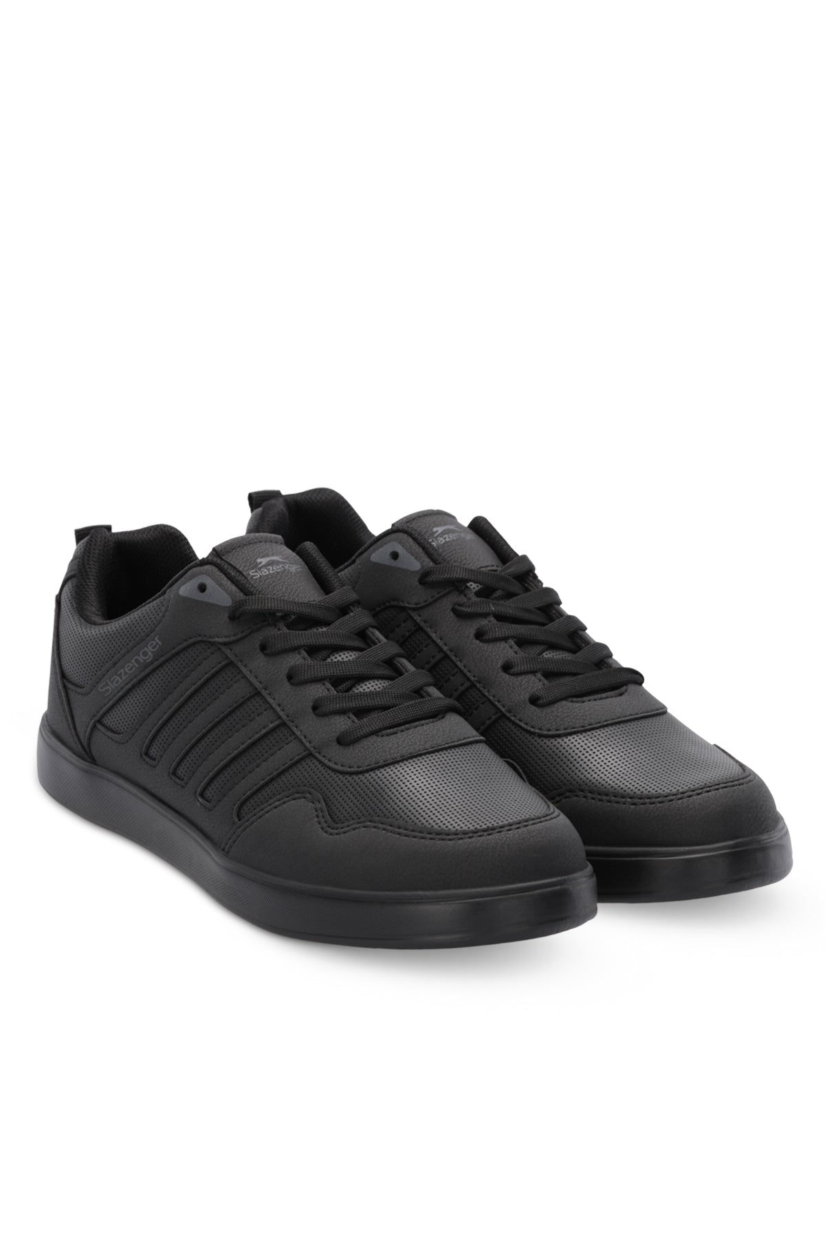 Slazenger Electro Black / Black sneakers, view 2