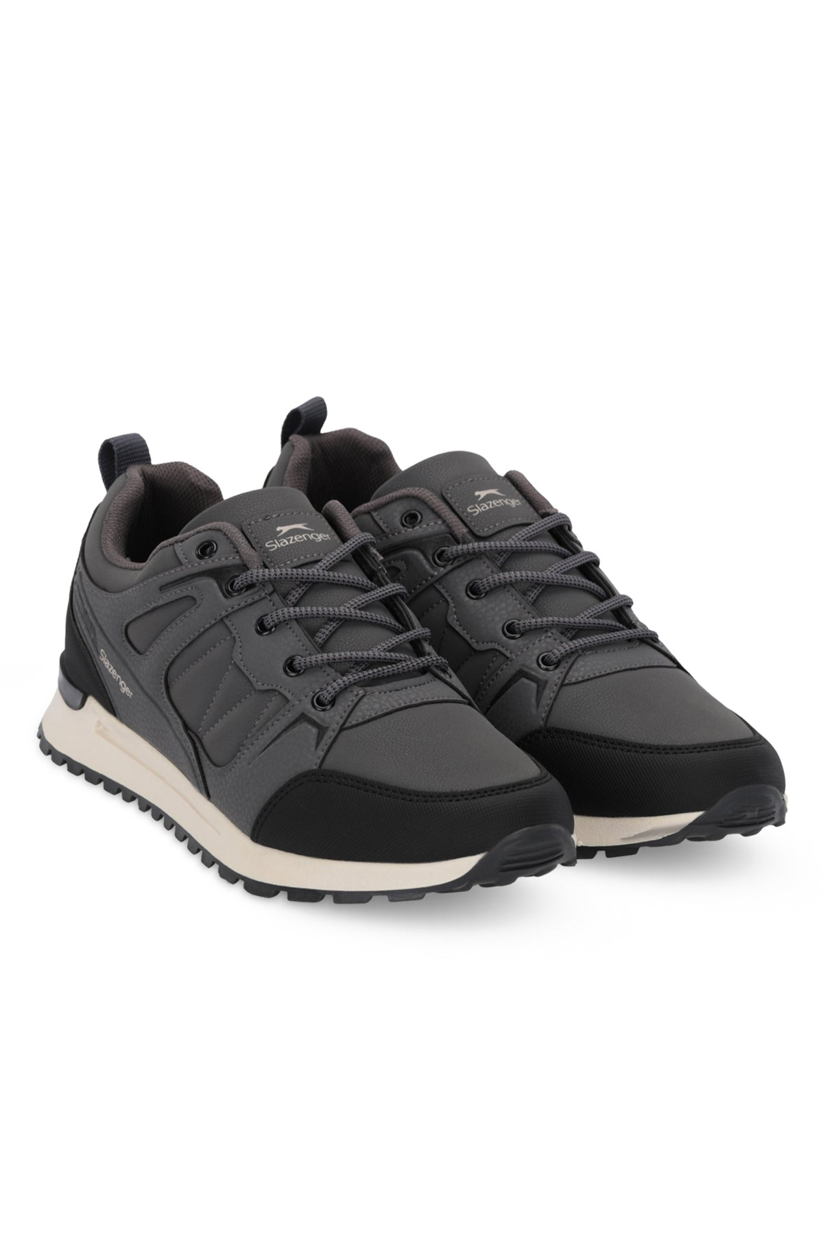 Slazenger Outback Anthracite / Black sneakers, view 2