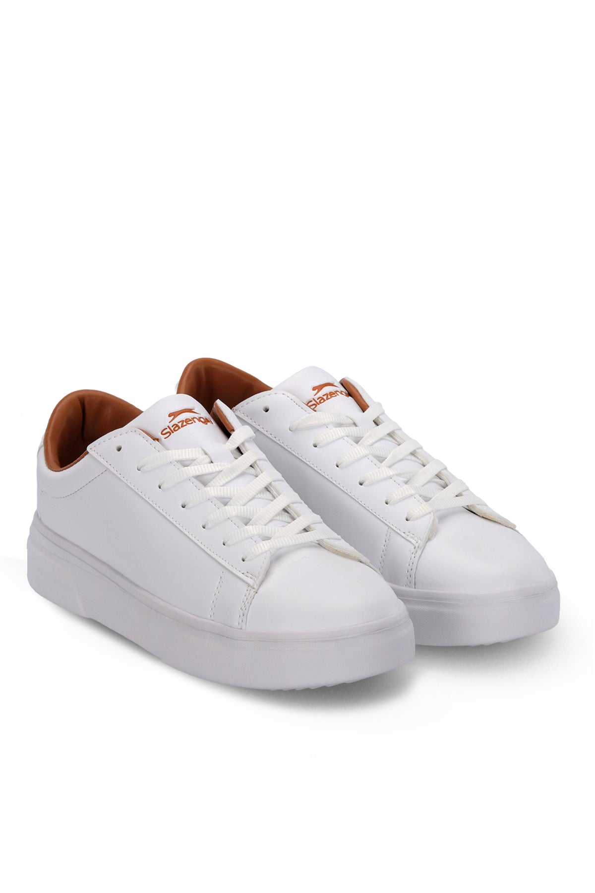 Slazenger Flash White / Tan sneakers, view 2