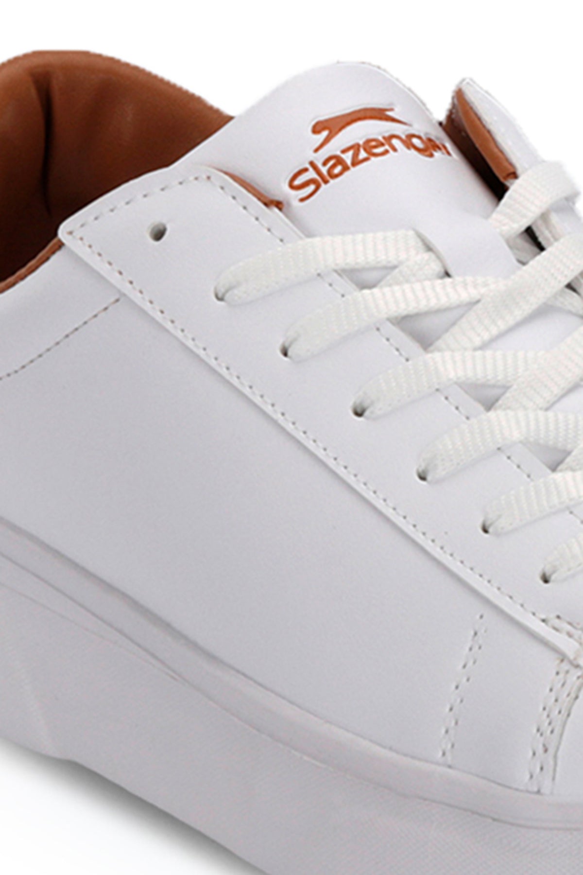 Slazenger Flash White / Tan sneakers, view 4