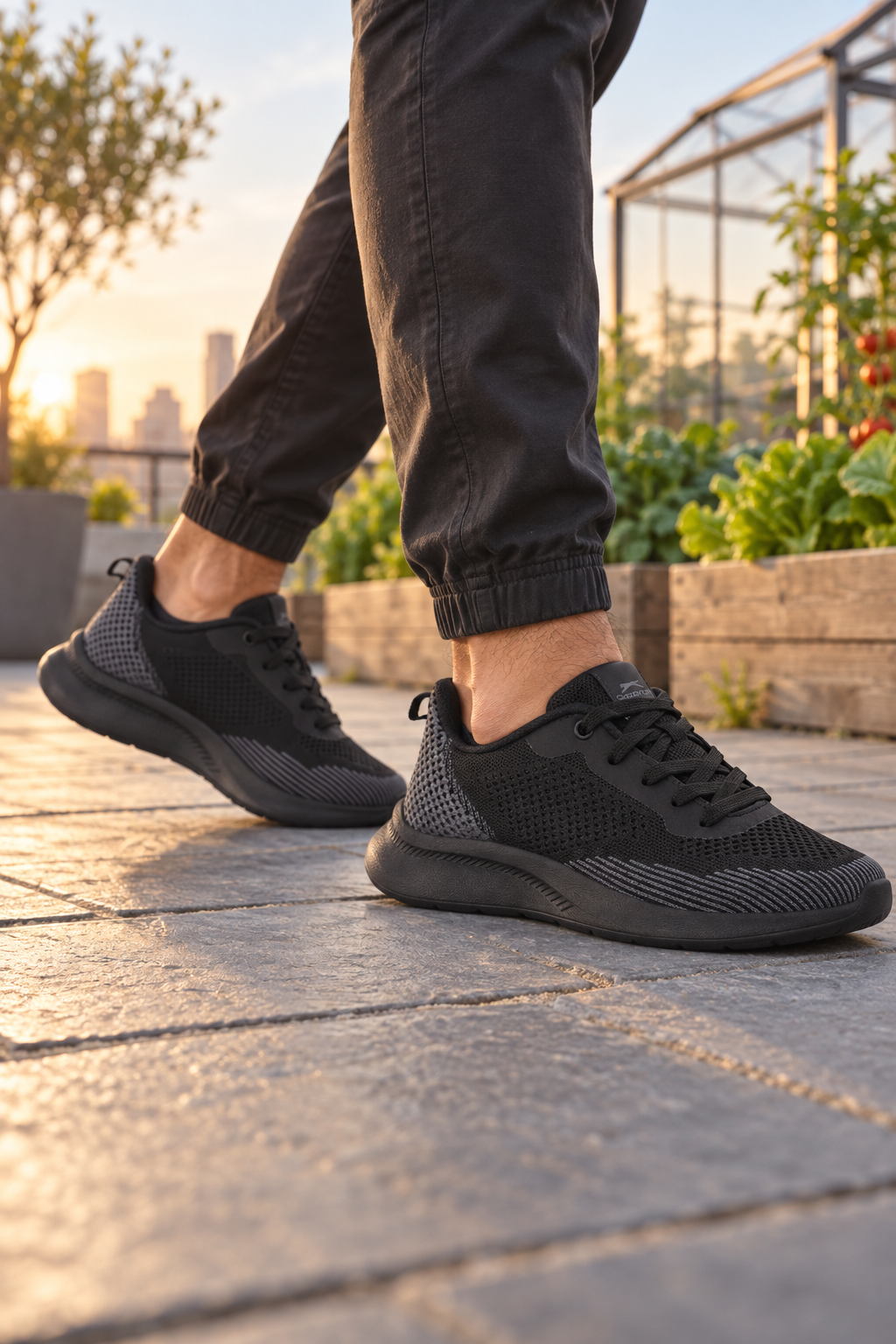 Zapatillas Slazenger Adwoa New — Negro (hombre), en los pies