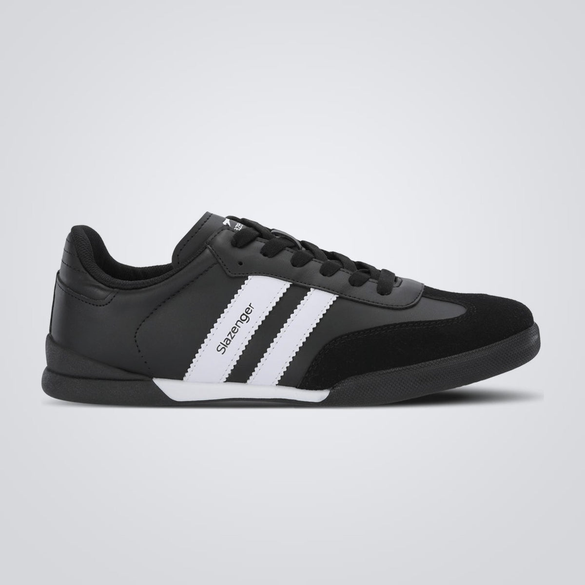 Basket Slazenger Dakota pour homme en noir et blanc